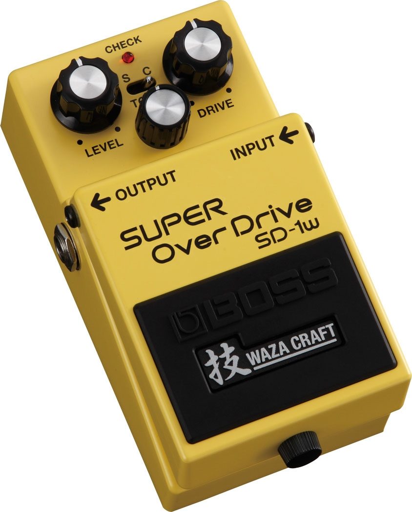 Boss SD-1w Waza Craft Special Edition Super Overdrive Pedal 1 Boss SD-1w Waza Craft Special Edition Super Overdrive Pedal