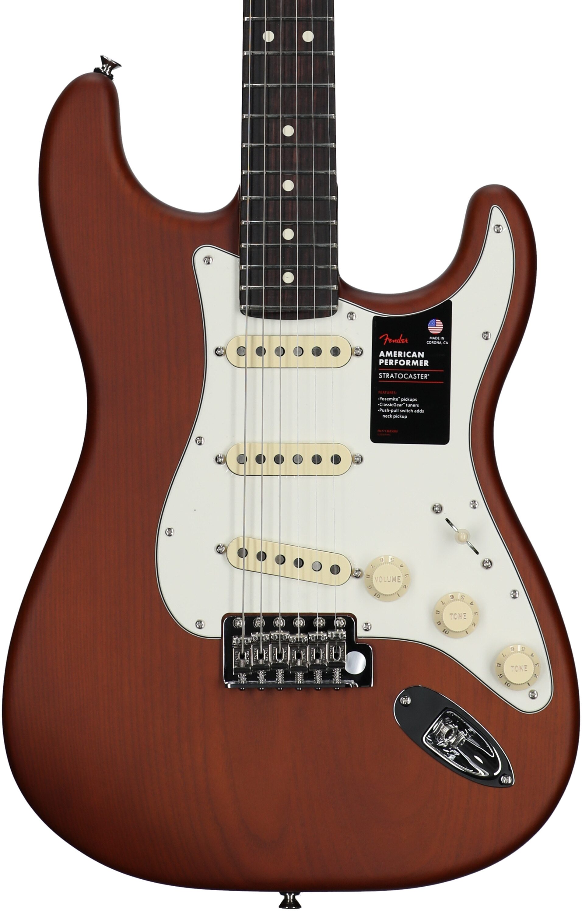 Fender Limited Edition American Performer Timber Stratocaster Electric Guitar, with Rosewood Fingerboard 1 Fender Limited Edition American Performer Timber Stratocaster Electric Guitar, with Rosewood Fingerboard