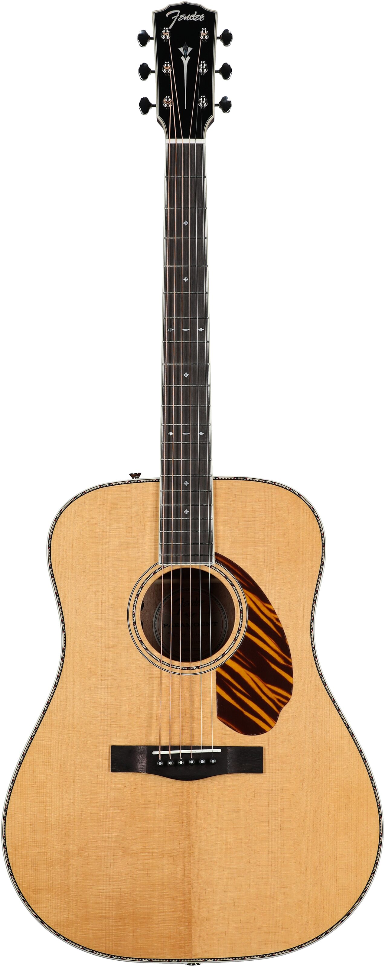 Fender Paramount PD-220E Dreadnought Acoustic-Electric Guitar (with Case) 2 Fender Paramount PD-220E Dreadnought Acoustic-Electric Guitar (with Case)