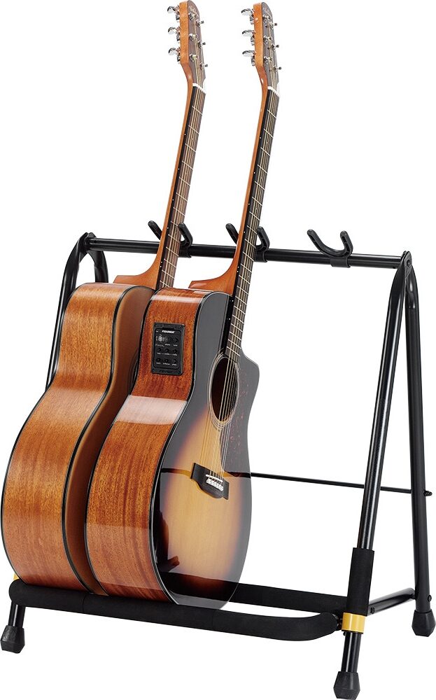 Hercules Multi-Guitar Display Rack, 3-Space 2 Hercules Multi-Guitar Display Rack, 3-Space