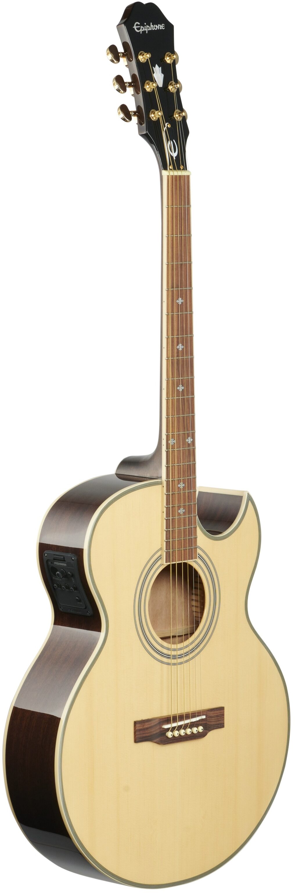 Epiphone PR5-E Compact Jumbo Cutaway Acoustic-Electric Guitar 6 Epiphone PR5-E Compact Jumbo Cutaway Acoustic-Electric Guitar