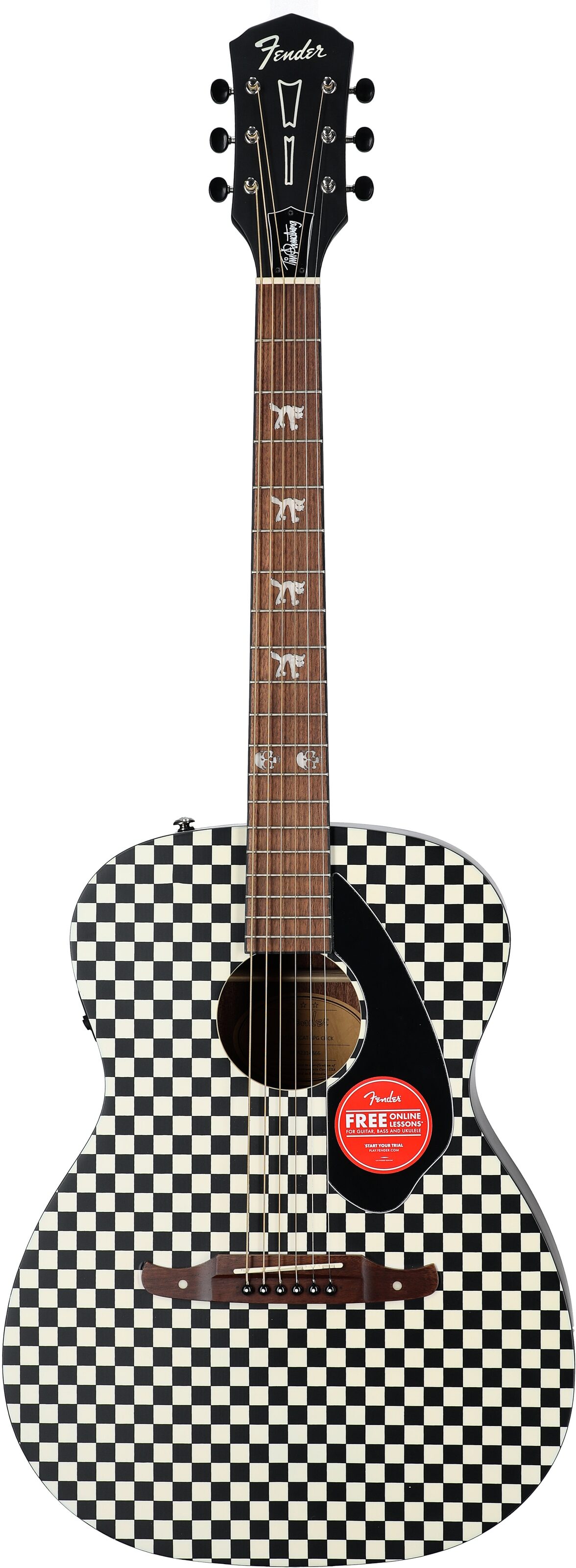 Fender Tim Armstrong Hellcat Acoustic-Electric Guitar 2 Fender Tim Armstrong Hellcat Acoustic-Electric Guitar