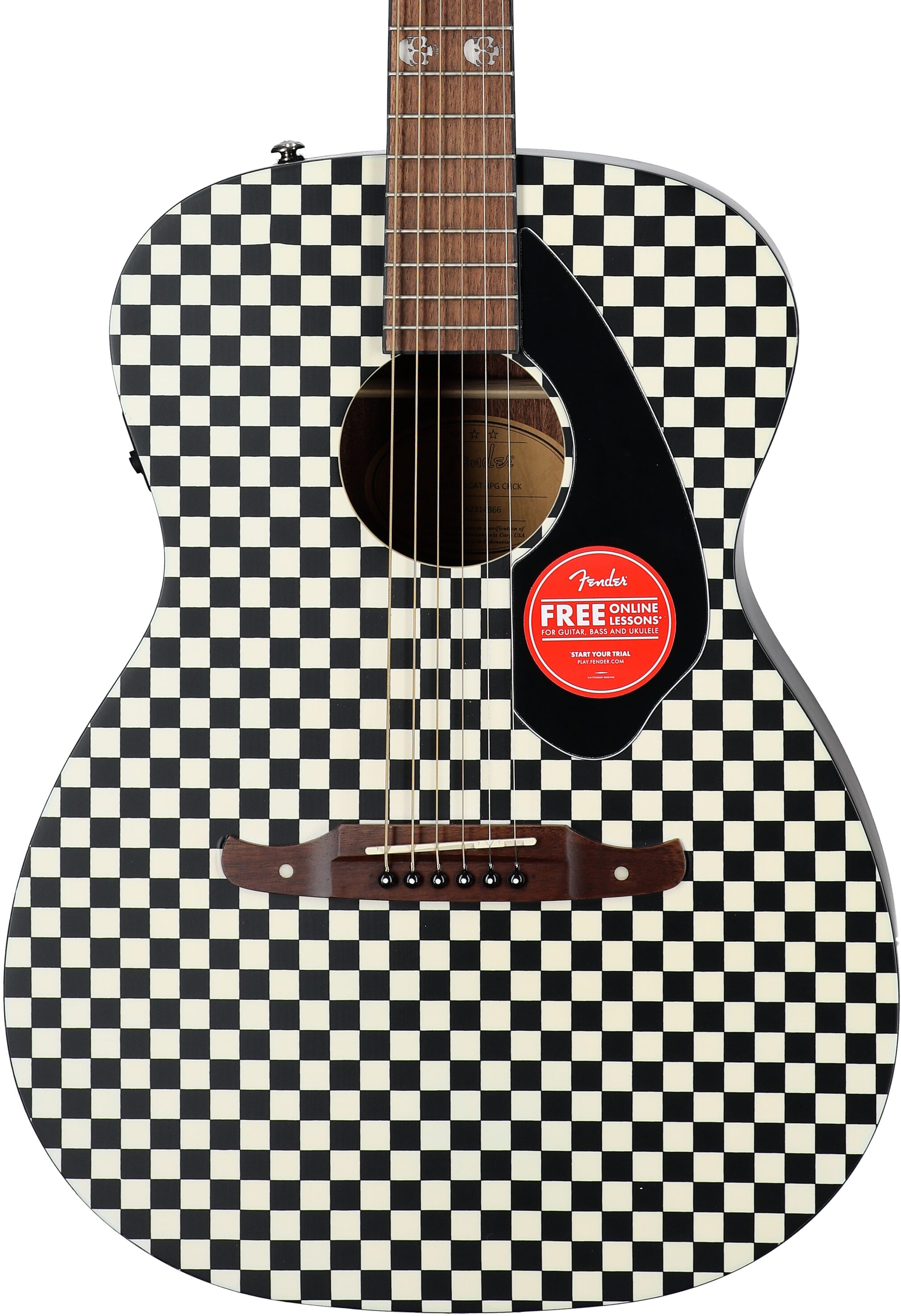Fender Tim Armstrong Hellcat Acoustic-Electric Guitar 5 Fender Tim Armstrong Hellcat Acoustic-Electric Guitar