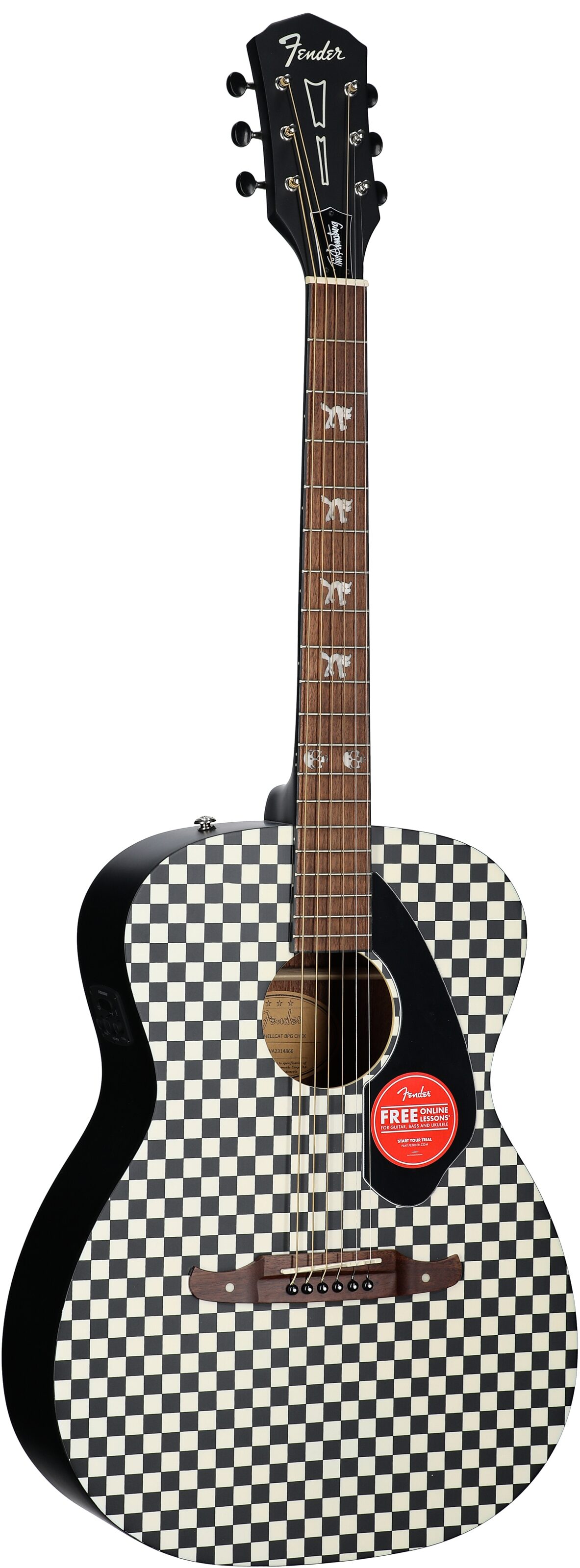 Fender Tim Armstrong Hellcat Acoustic-Electric Guitar 6 Fender Tim Armstrong Hellcat Acoustic-Electric Guitar