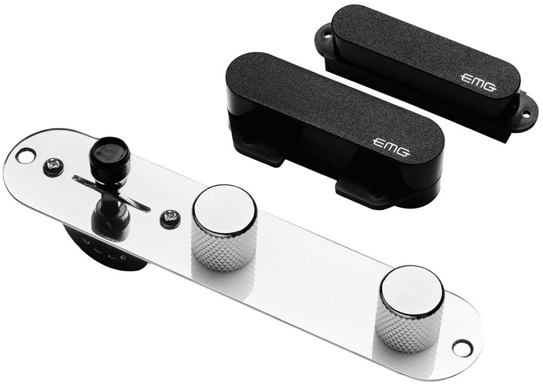 EMG T SYSTEM Prewired Tele Guitar Pickup Plus Control Plate