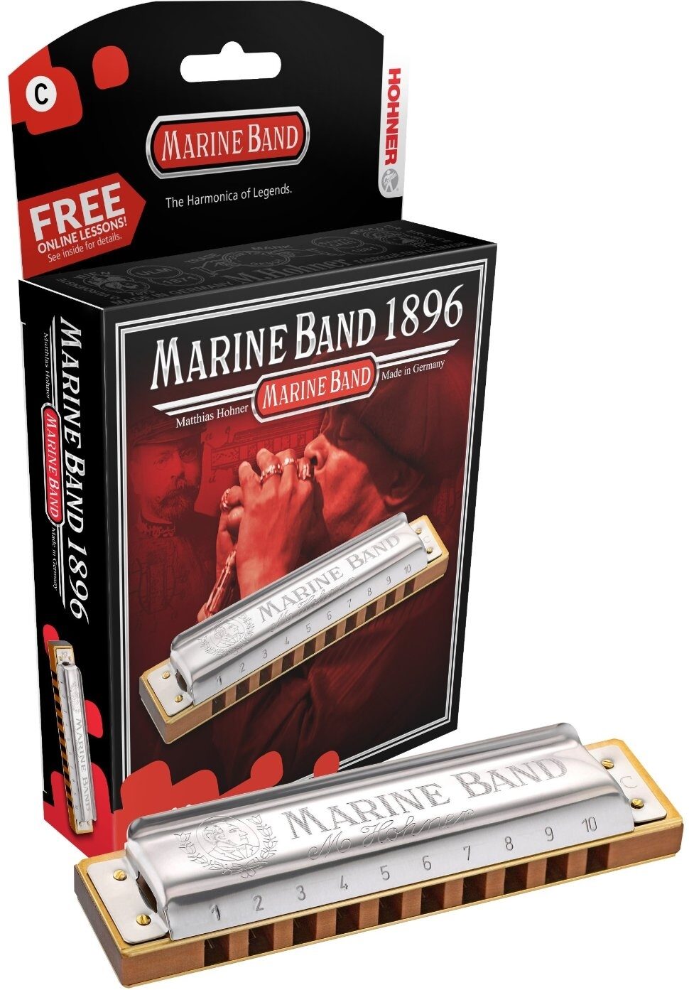 Hohner Marine Band 1896 Harmonica