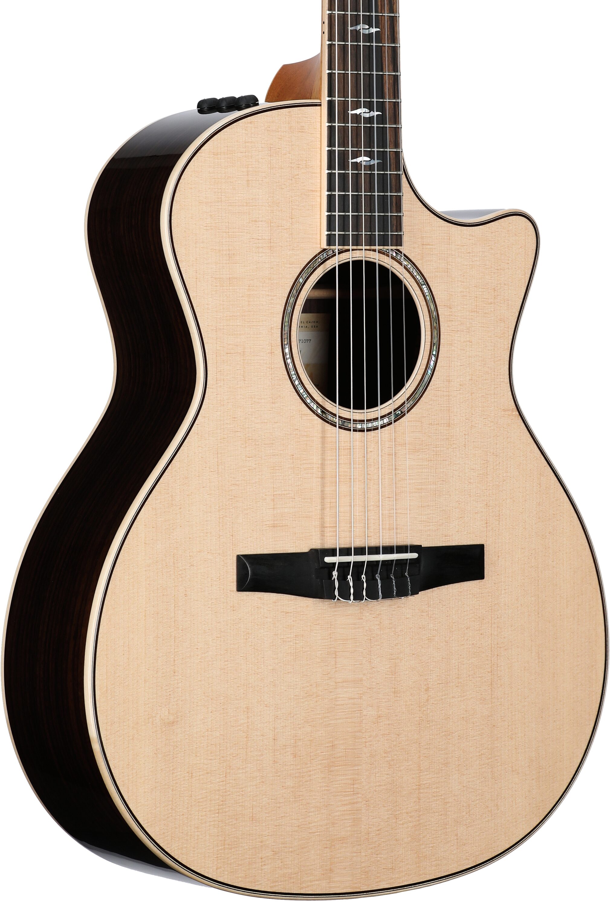 Taylor 814ce-N Grand Auditorium Classical Nylon Acoustic-Electric Guitar (with Case)