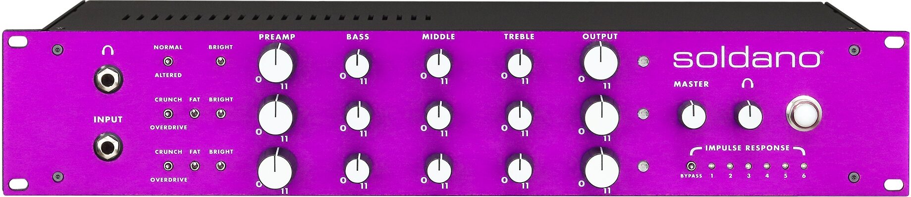 Soldano X88-IR 3-Channel All-Tube Stereo Rackmount Preamp 2 Soldano X88-IR 3-Channel All-Tube Stereo Rackmount Preamp