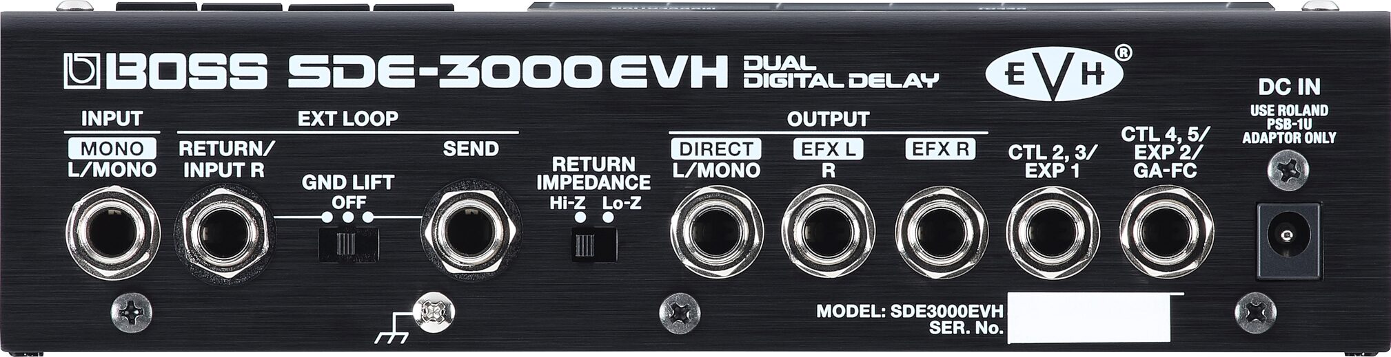 Boss SDE-3000EVH Dual Digital Delay Pedal 4 Boss SDE-3000EVH Dual Digital Delay Pedal