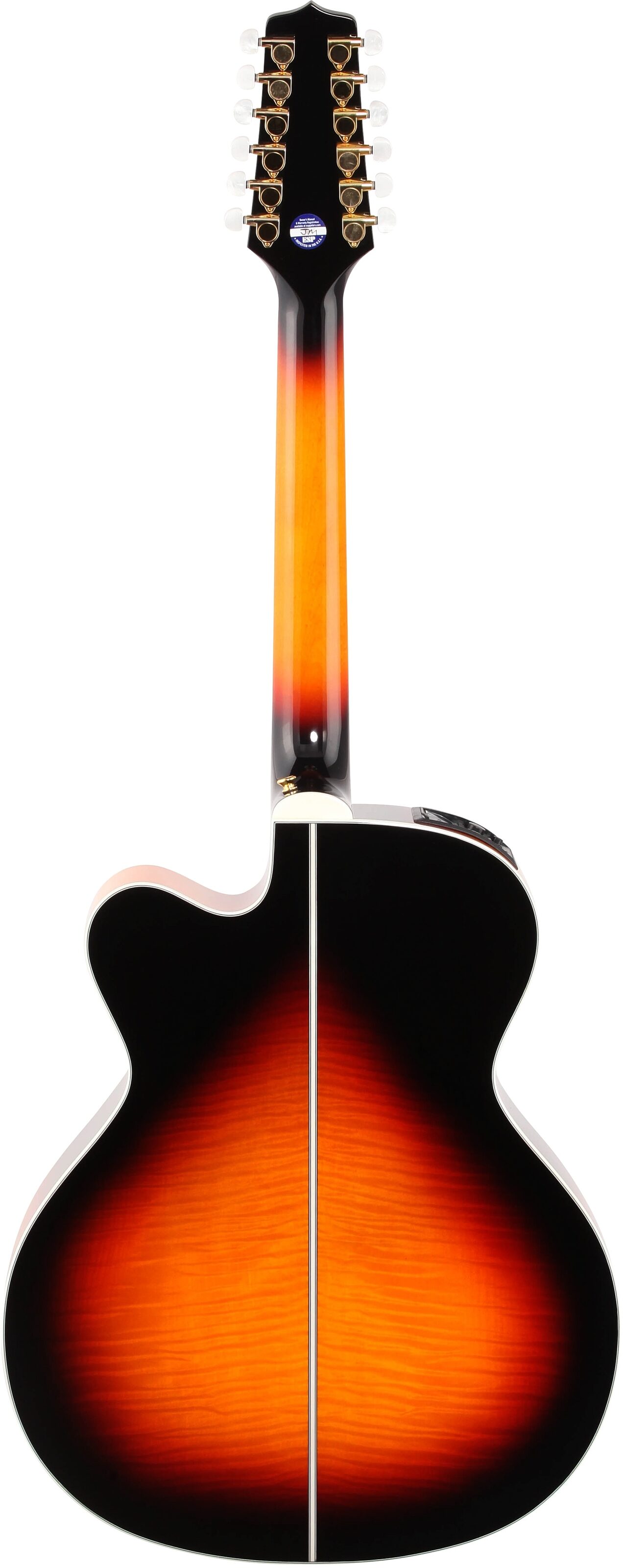 Takamine GJ72CE Jumbo Cutaway Acoustic-Electric Guitar, 12-String 3 Takamine GJ72CE Jumbo Cutaway Acoustic-Electric Guitar, 12-String