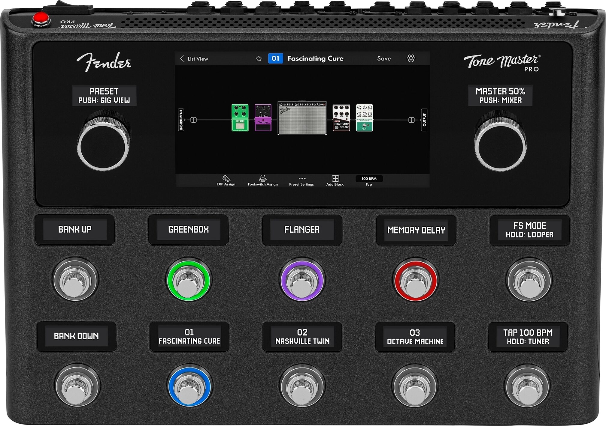 Fender Tone Master Pro Guitar Workstation Pedal