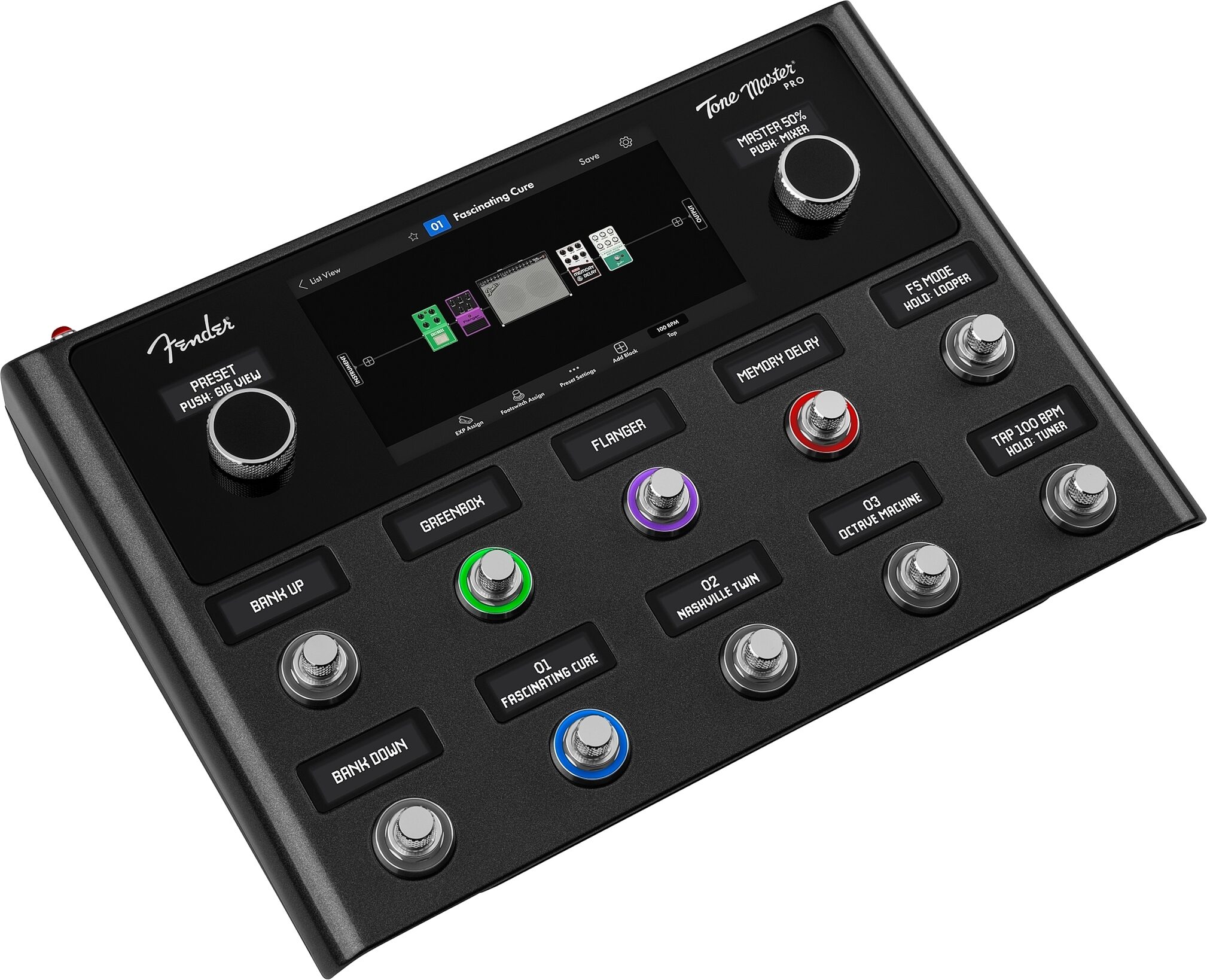 Fender Tone Master Pro Guitar Workstation Pedal 3 Fender Tone Master Pro Guitar Workstation Pedal