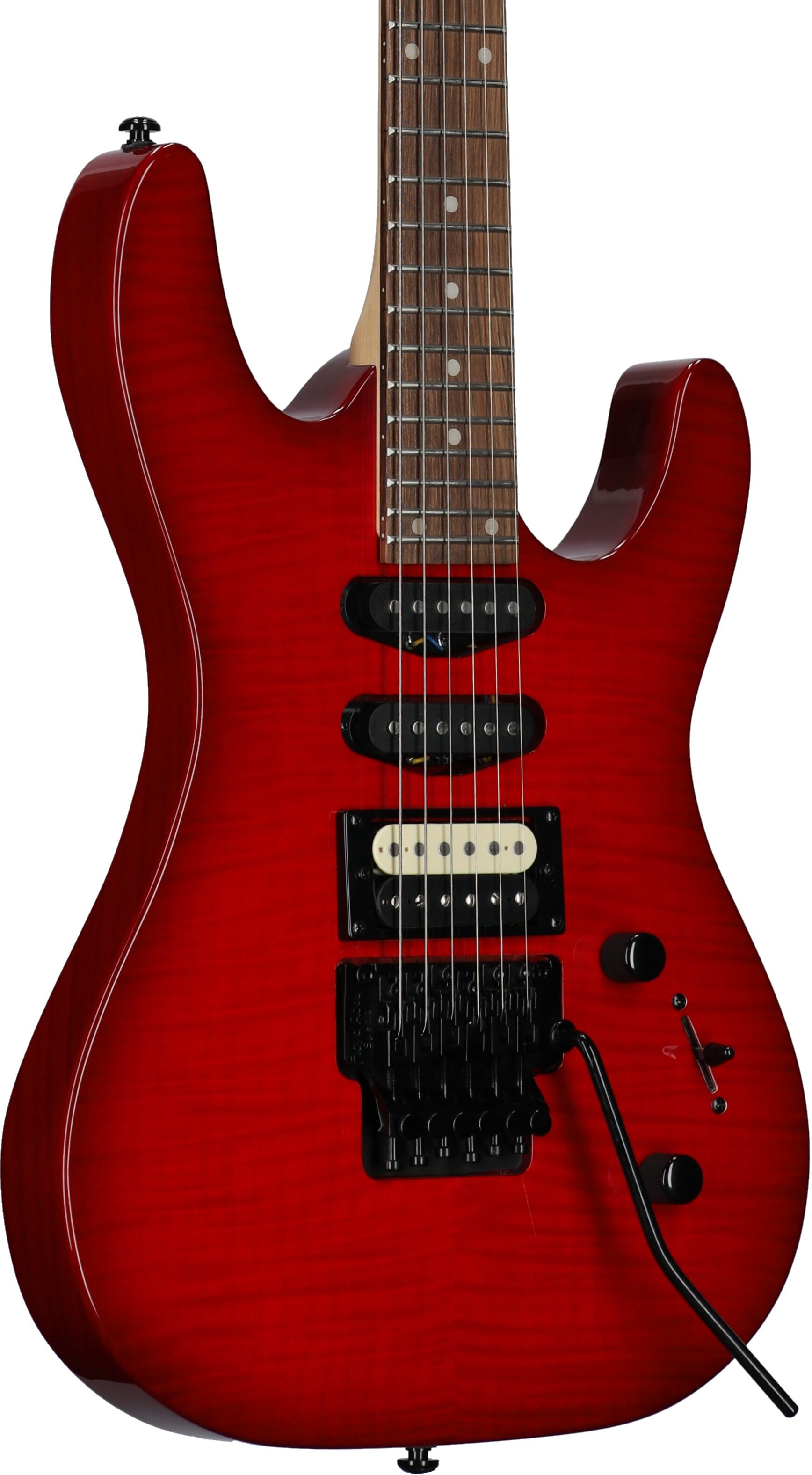 Kramer Striker Figured HSS Electric Guitar, with Laurel Fingerboard 3 Kramer Striker Figured HSS Electric Guitar, with Laurel Fingerboard
