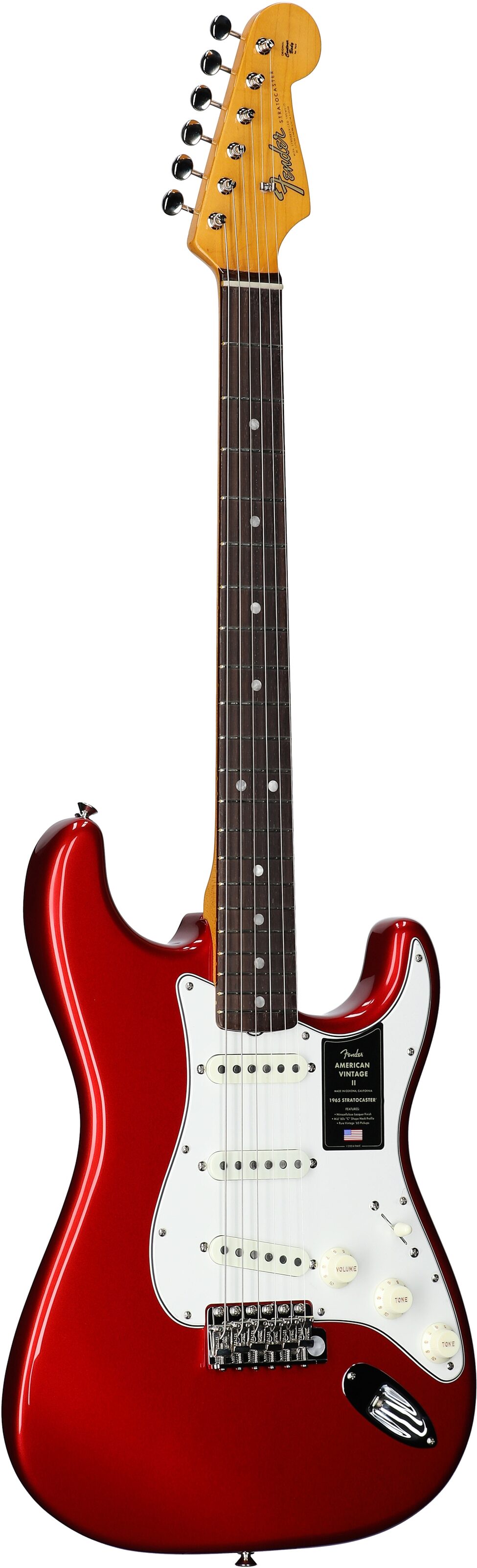 Fender American Vintage II 1965 Stratocaster Electric Guitar, Rosewood (with Case) 6 Fender American Vintage II 1965 Stratocaster Electric Guitar, Rosewood (with Case)