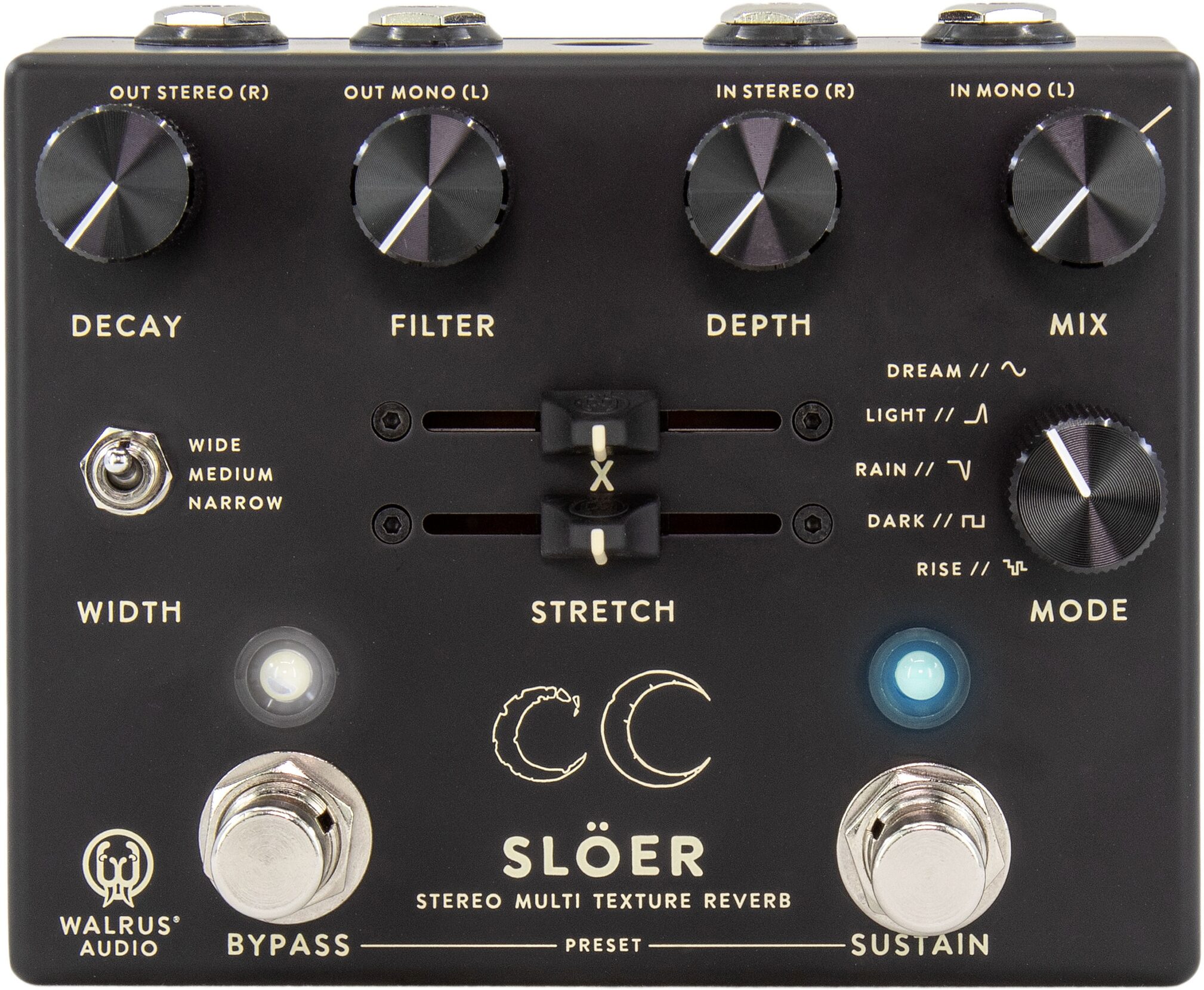 Walrus Audio Sloer Stereo Ambient Reverb Pedal
