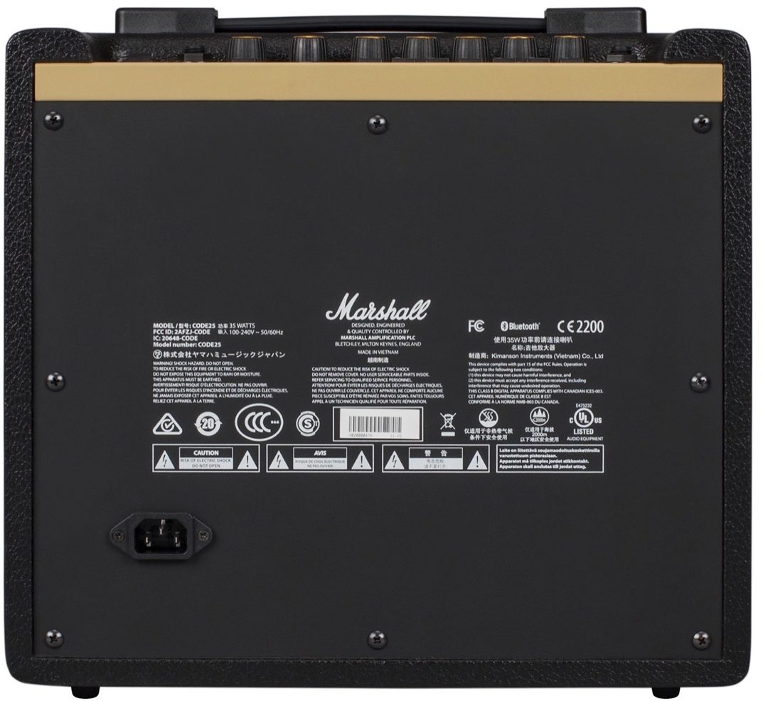 Marshall CODE25 Digital Guitar Combo Amplifier (25 Watts, 1x10") 2 Marshall CODE25 Digital Guitar Combo Amplifier (25 Watts, 1x10")