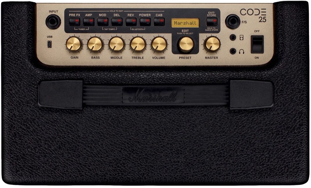 Marshall CODE25 Digital Guitar Combo Amplifier (25 Watts, 1x10") 5 Marshall CODE25 Digital Guitar Combo Amplifier (25 Watts, 1x10")