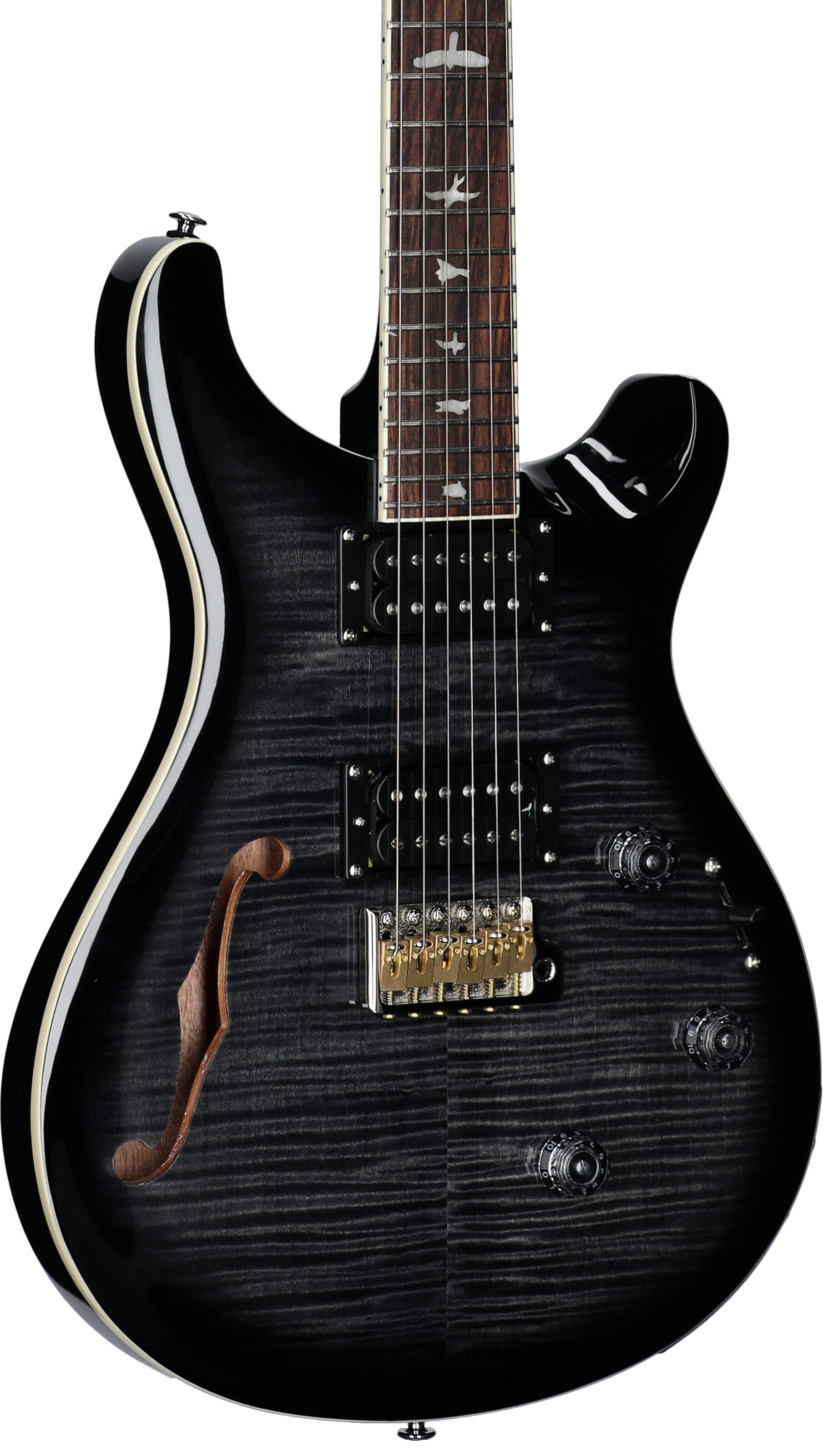 PRS Paul Reed Smith SE Custom 24 Semi-Hollow Piezo Electric Guitar (with Gig Bag) 3 PRS Paul Reed Smith SE Custom 24 Semi-Hollow Piezo Electric Guitar (with Gig Bag)