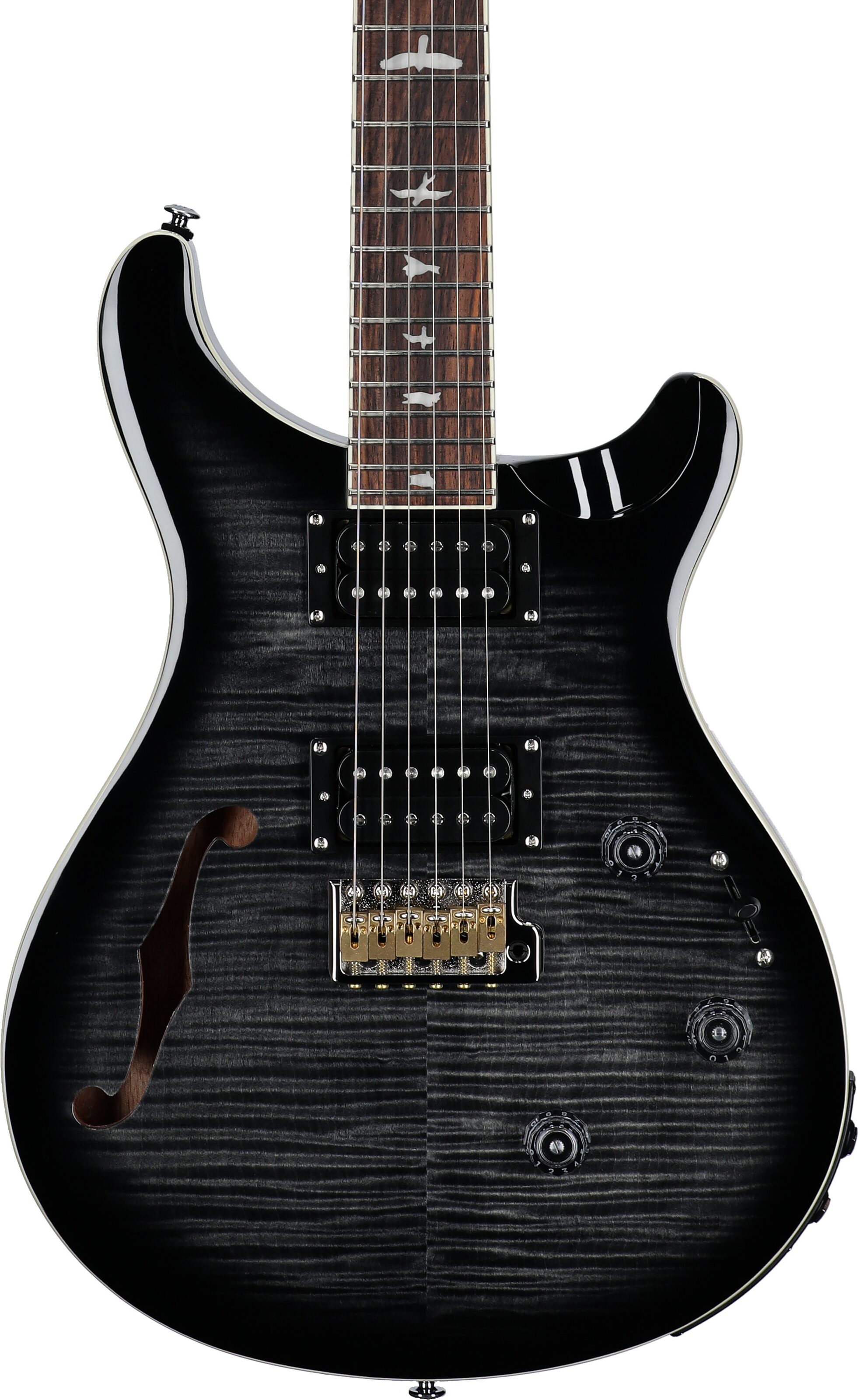 PRS Paul Reed Smith SE Custom 24 Semi-Hollow Piezo Electric Guitar (with Gig Bag) 1 PRS Paul Reed Smith SE Custom 24 Semi-Hollow Piezo Electric Guitar (with Gig Bag)