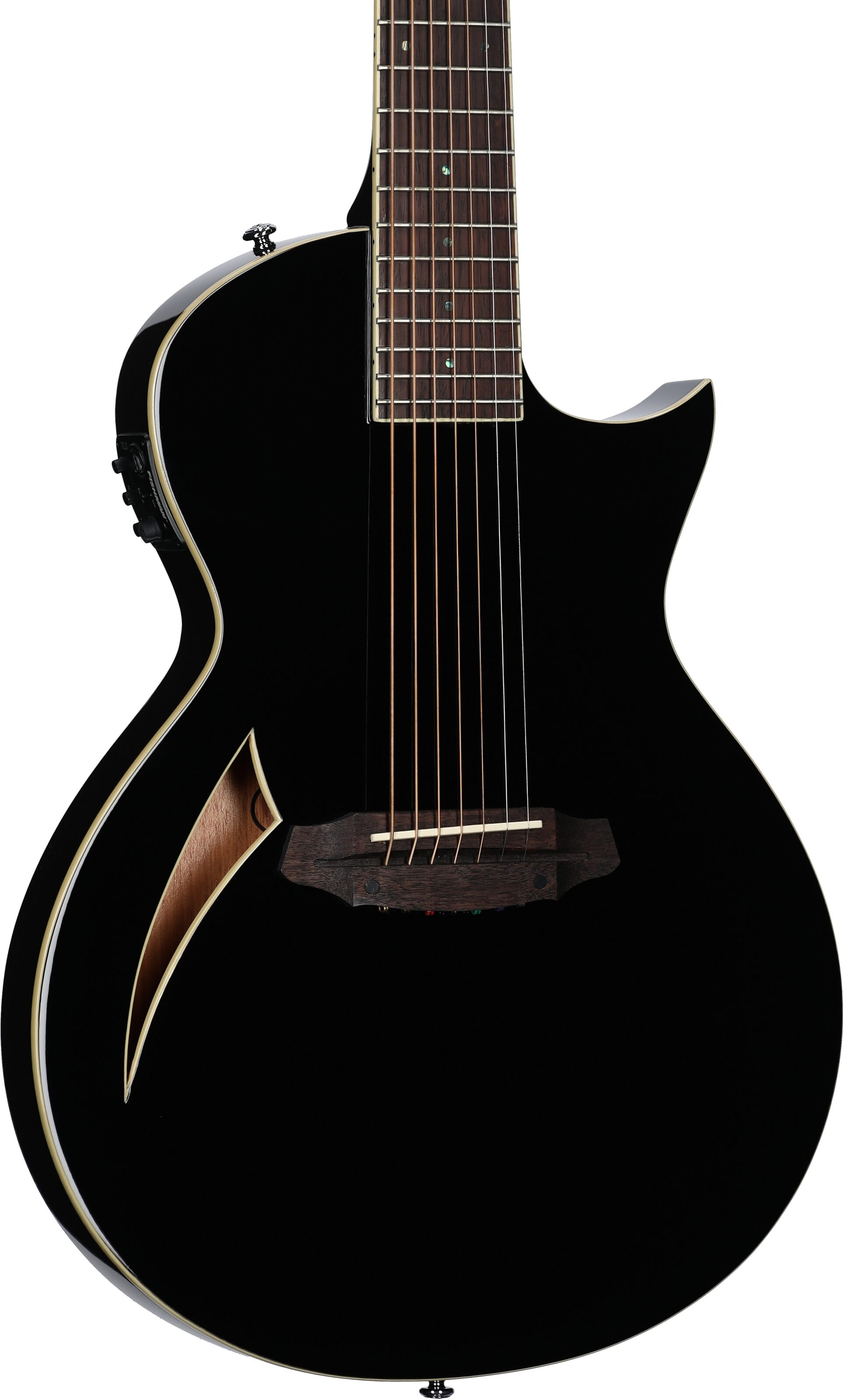 ESP LTD TL-7 Thinline Acoustic-Electric Guitar, 7-String