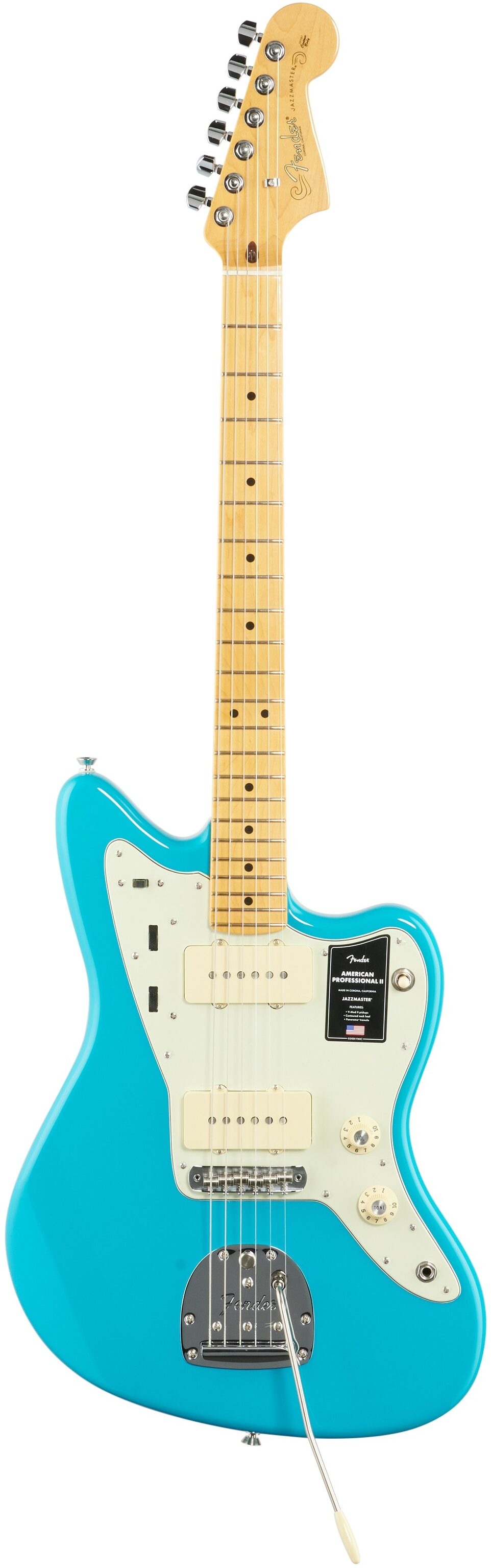 Fender American Pro II Jazzmaster Electric Guitar, Maple Fingerboard (with Case) 1 Fender American Pro II Jazzmaster Electric Guitar, Maple Fingerboard (with Case)