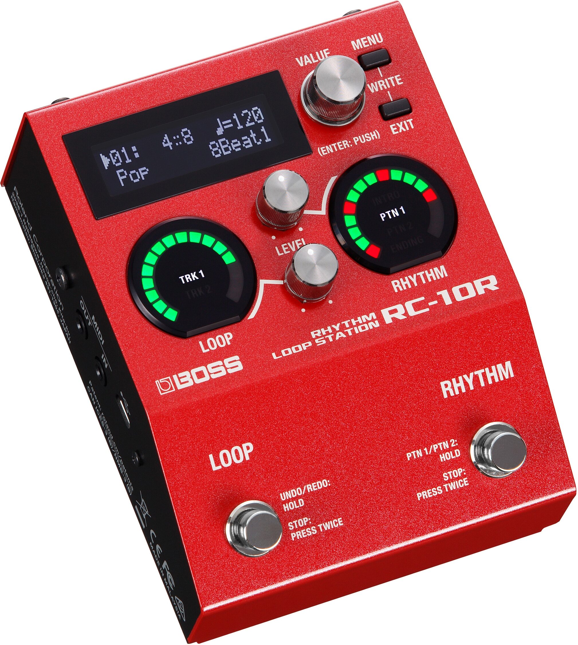 Boss RC-10R Rhythm Loop Station Pedal 4 Boss RC-10R Rhythm Loop Station Pedal
