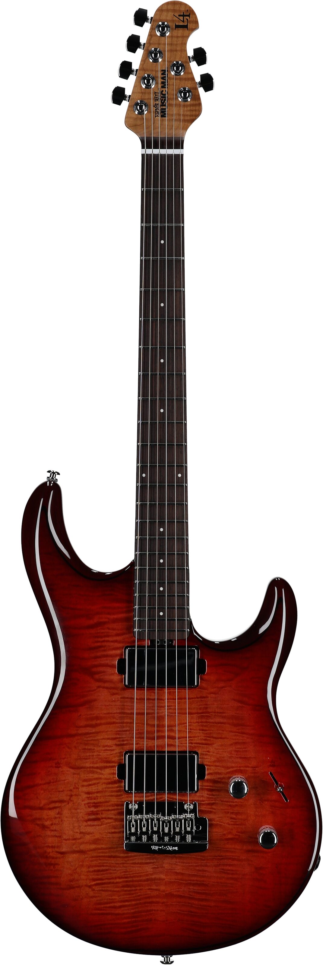 Ernie Ball Music Man Maple Top Luke 4 HH Electric Guitar (with Gig Bag) 2 Ernie Ball Music Man Maple Top Luke 4 HH Electric Guitar (with Gig Bag)