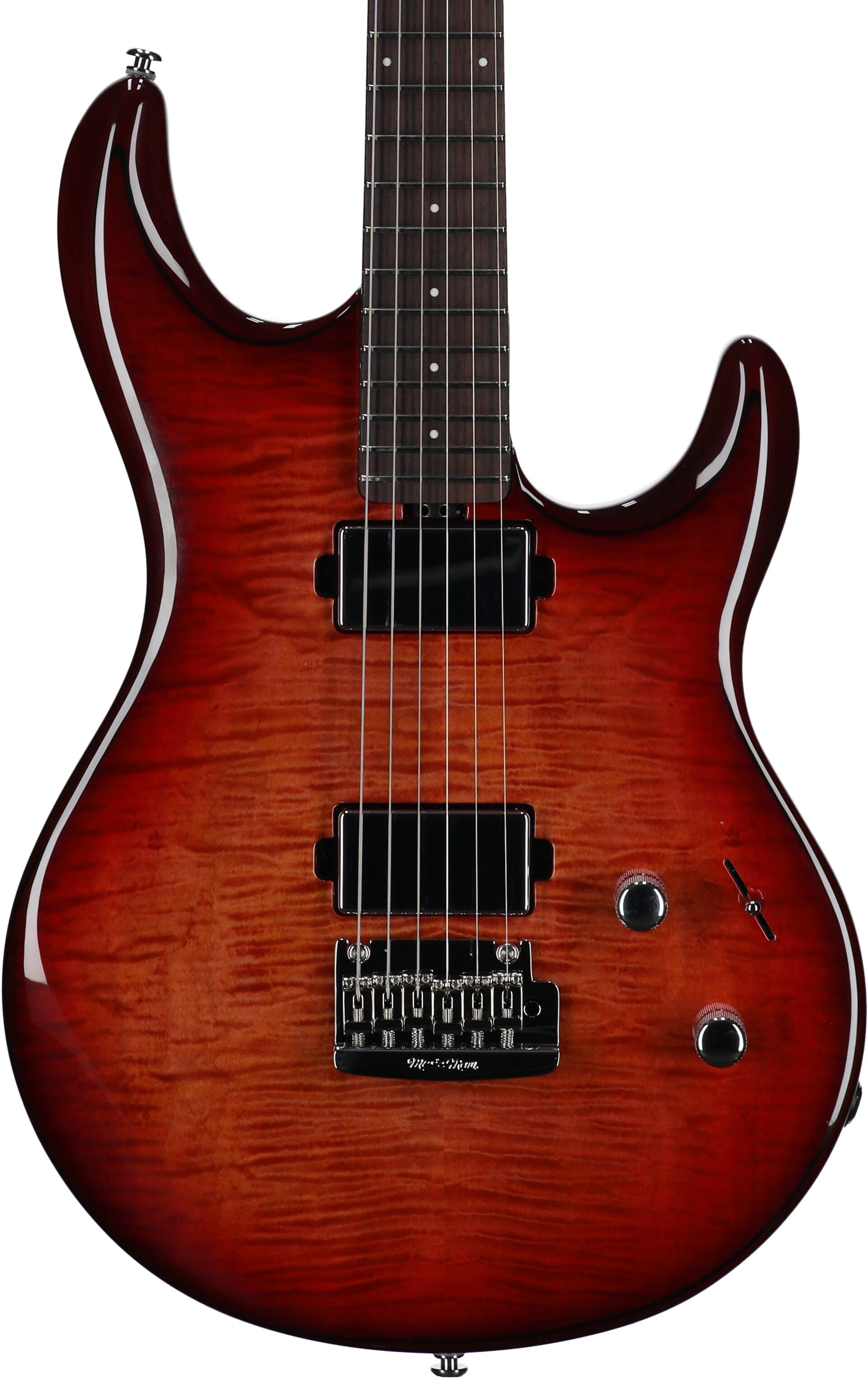 Ernie Ball Music Man Maple Top Luke 4 HH Electric Guitar (with Gig Bag) 1 Ernie Ball Music Man Maple Top Luke 4 HH Electric Guitar (with Gig Bag)