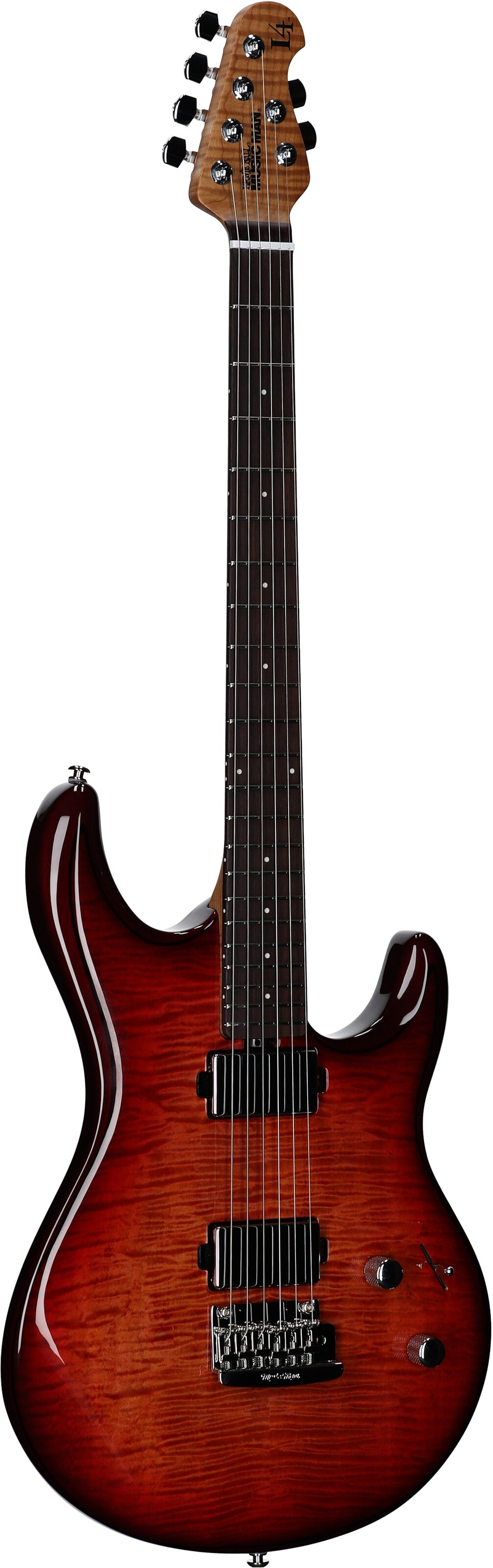 Ernie Ball Music Man Maple Top Luke 4 HH Electric Guitar (with Gig Bag) 6 Ernie Ball Music Man Maple Top Luke 4 HH Electric Guitar (with Gig Bag)