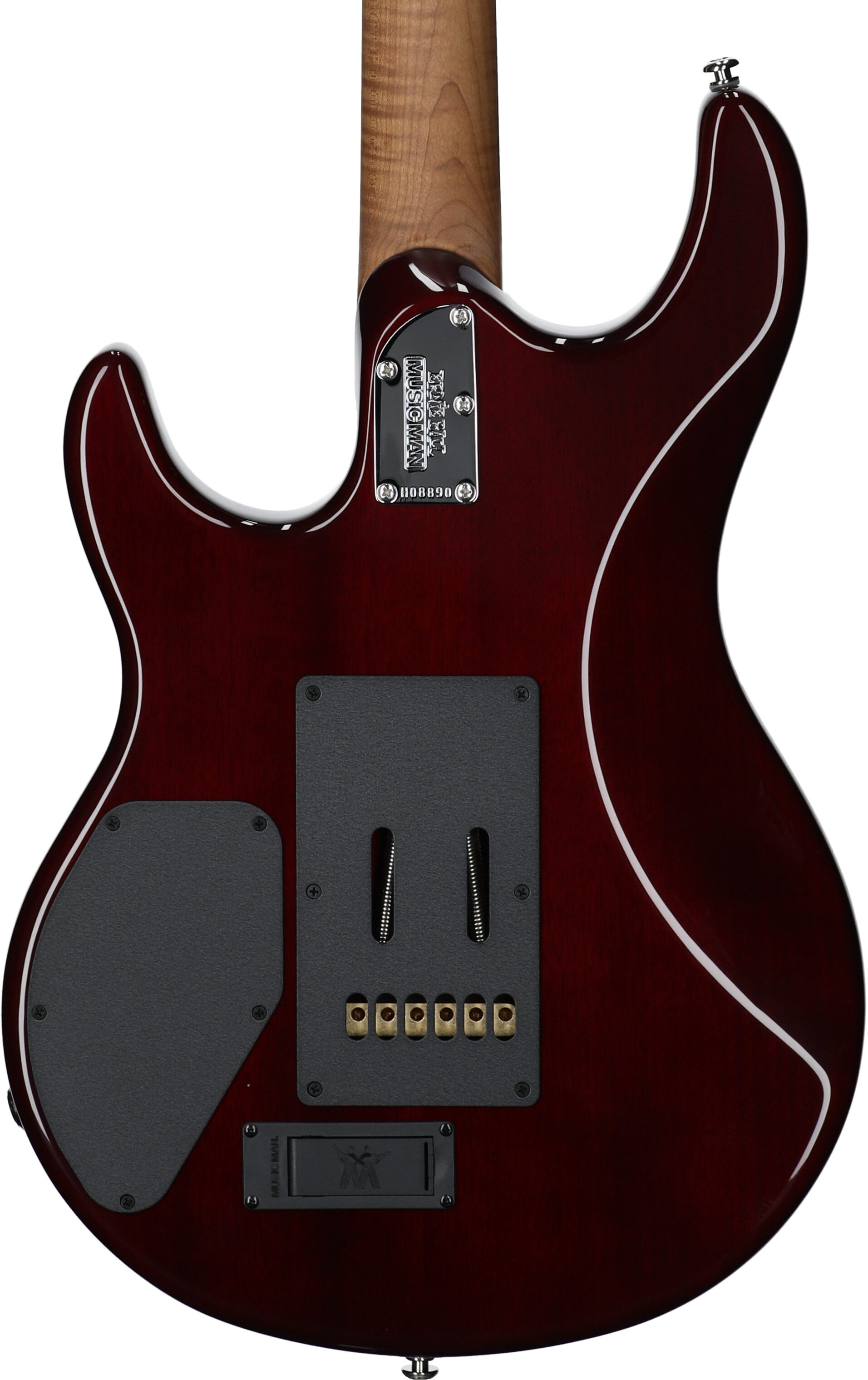 Ernie Ball Music Man Maple Top Luke 4 HH Electric Guitar (with Gig Bag) 7 Ernie Ball Music Man Maple Top Luke 4 HH Electric Guitar (with Gig Bag)
