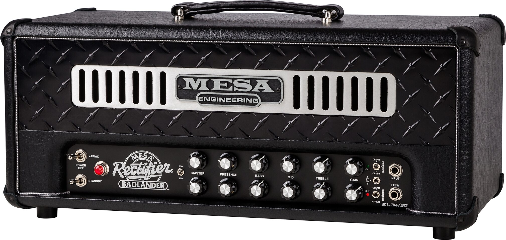 Mesa/Boogie Rectifier Badlander 50 Guitar Amplifier Head (50/20 Watts) 7 Mesa/Boogie Rectifier Badlander 50 Guitar Amplifier Head (50/20 Watts)