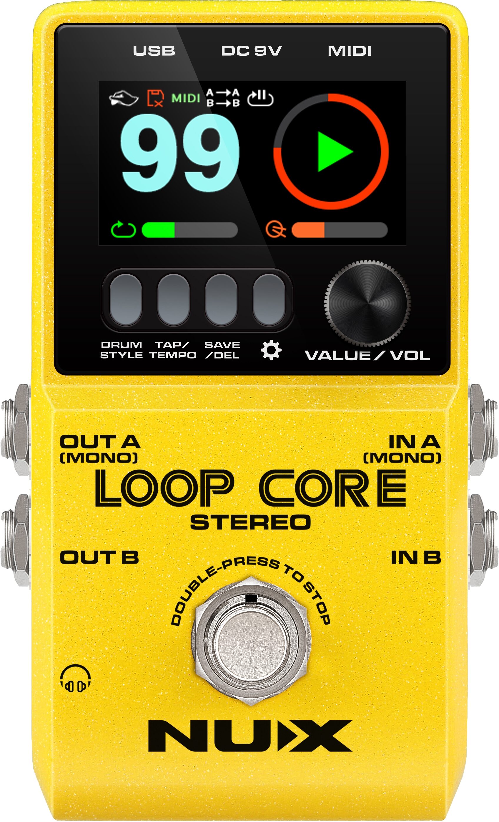 NUX Loop Core Stereo Looper Pedal