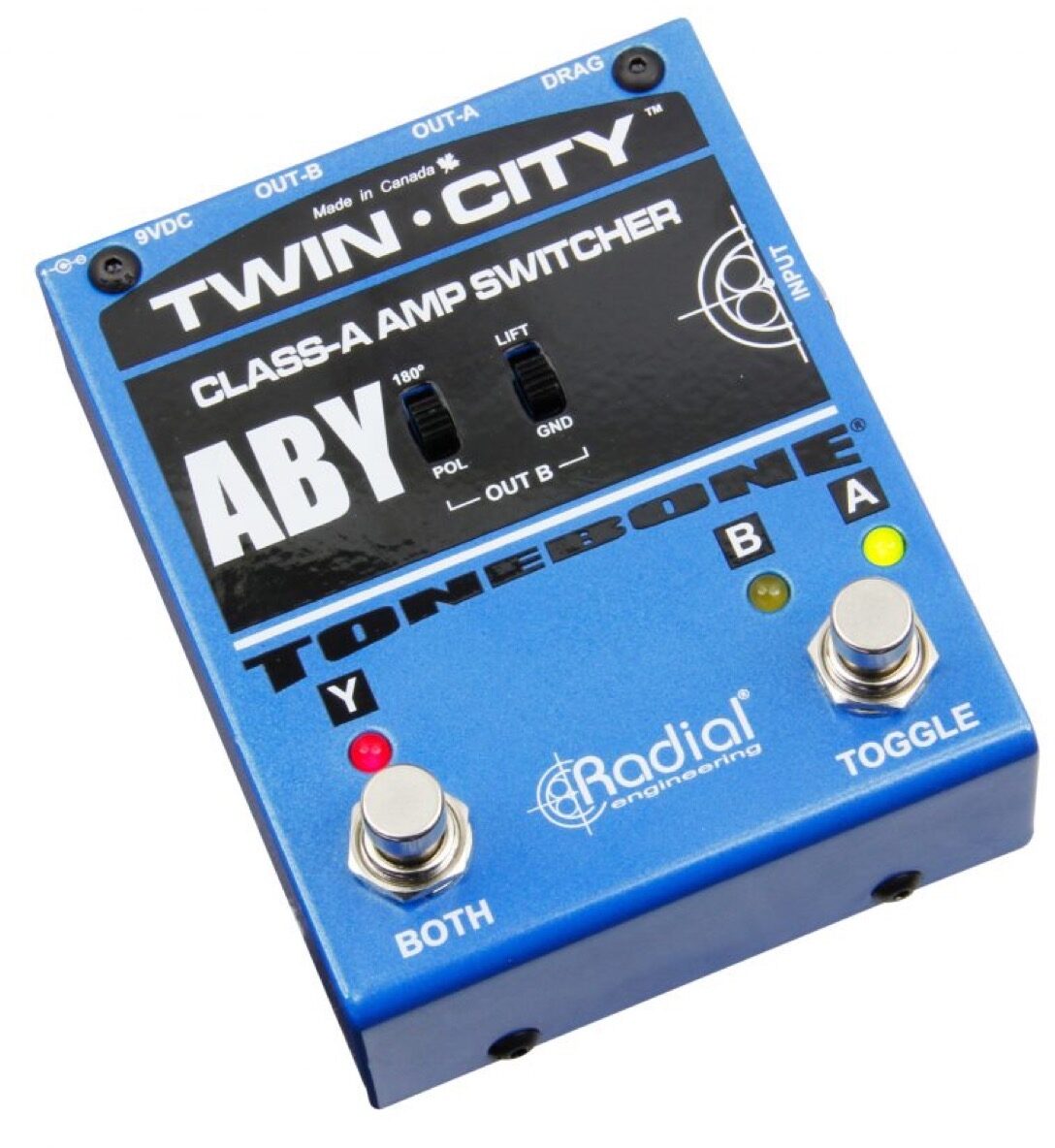 Radial Twin-City ABY Amp Switcher Pedal 2 Radial Twin-City ABY Amp Switcher Pedal