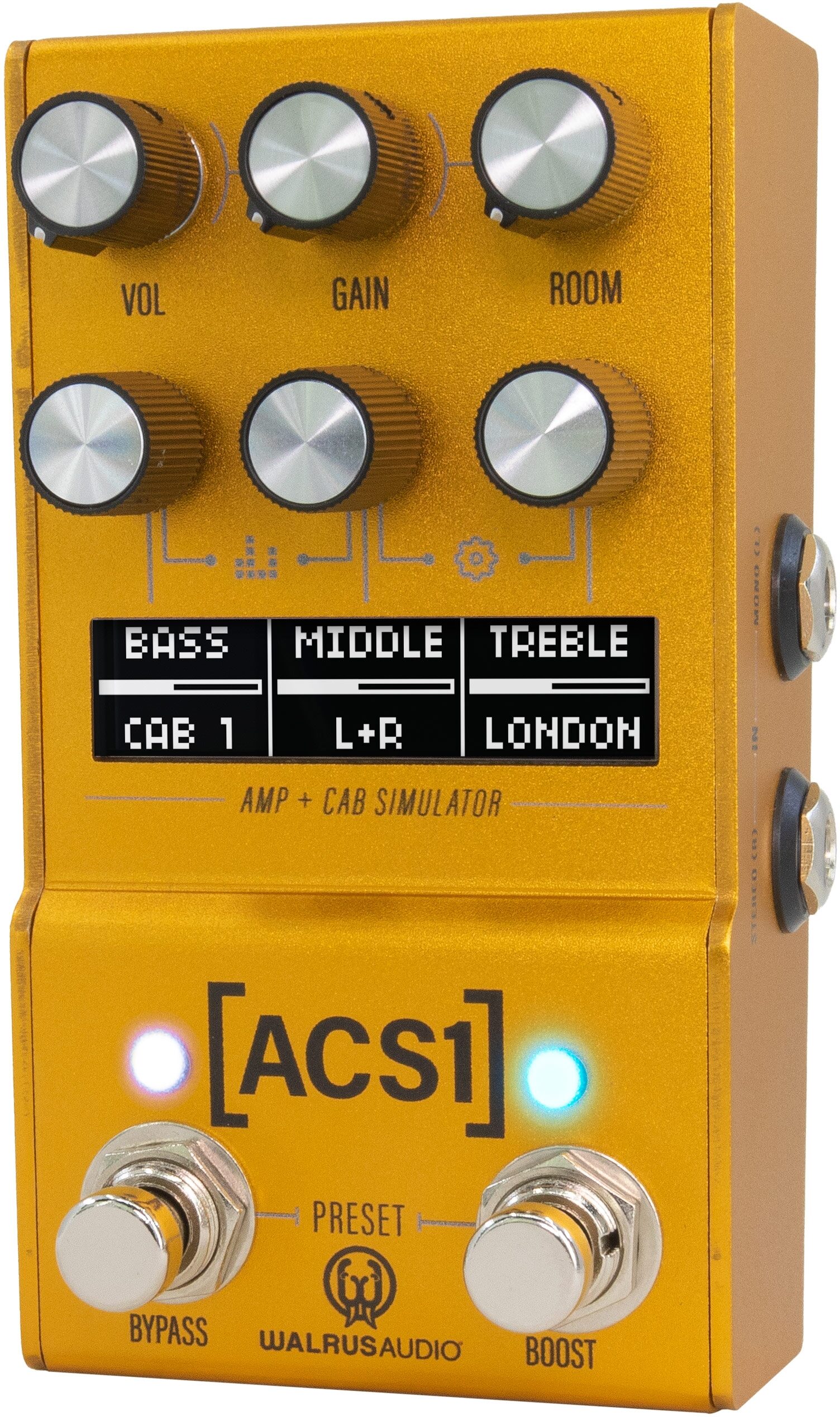 Walrus Audio Mako ACS1 MKII Amp Cabinet Simulator Pedal 3 Walrus Audio Mako ACS1 MKII Amp Cabinet Simulator Pedal