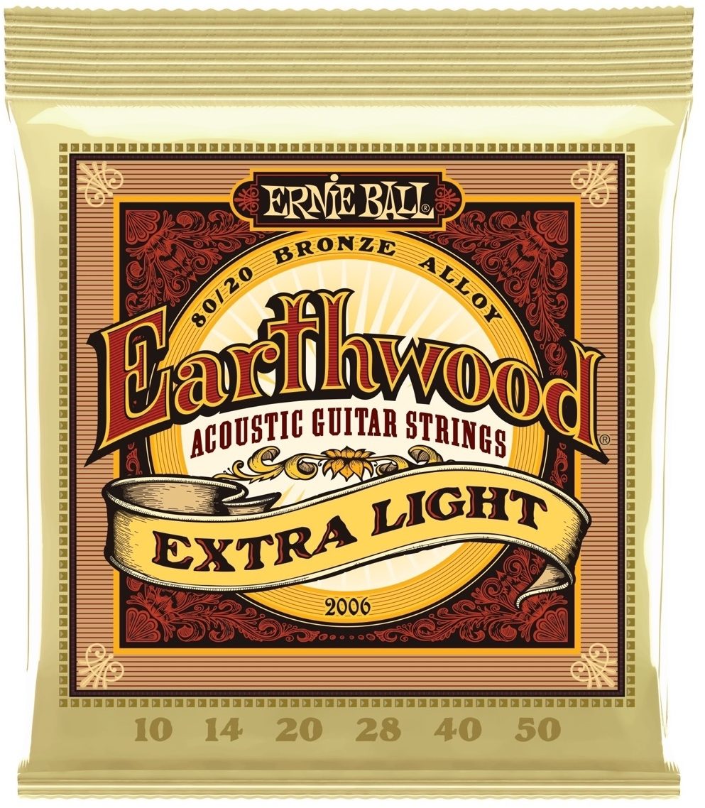 Ernie Ball Earthwood 80/20 Bronze Acoustic Guitar Strings