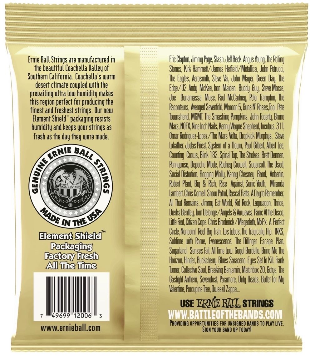 Ernie Ball Earthwood 80/20 Bronze Acoustic Guitar Strings 2 Ernie Ball Earthwood 80/20 Bronze Acoustic Guitar Strings