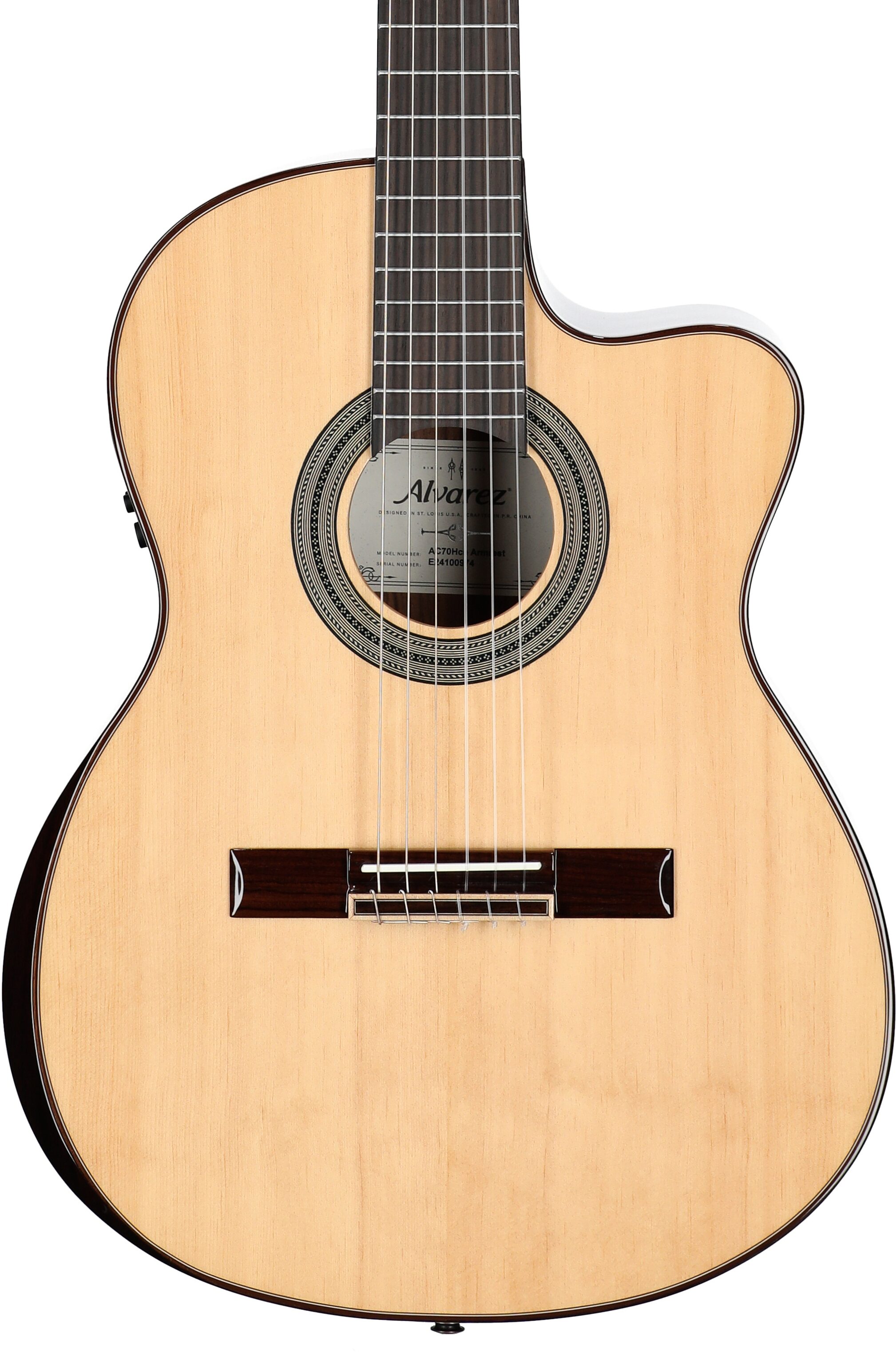 Alvarez AC70Hce Classical Acoustic-Electric Guitar 5 Alvarez AC70Hce Classical Acoustic-Electric Guitar