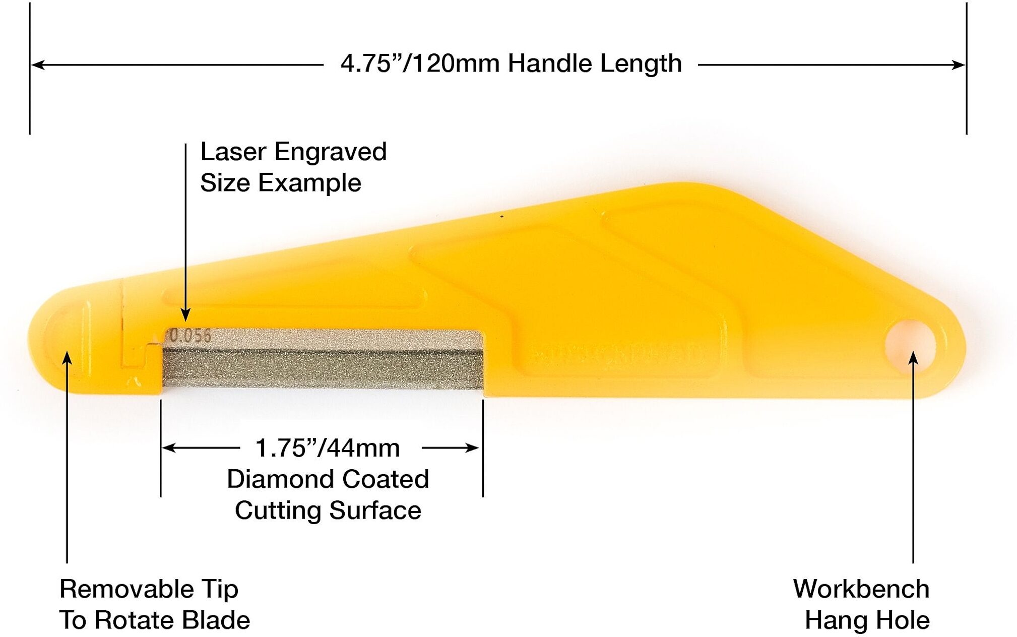 Music Nomad Diamond Coated Nut File