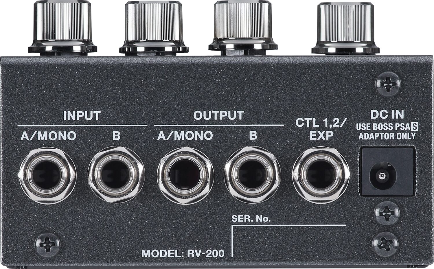 Boss RV-200 Reverb Pedal 3 Boss RV-200 Reverb Pedal