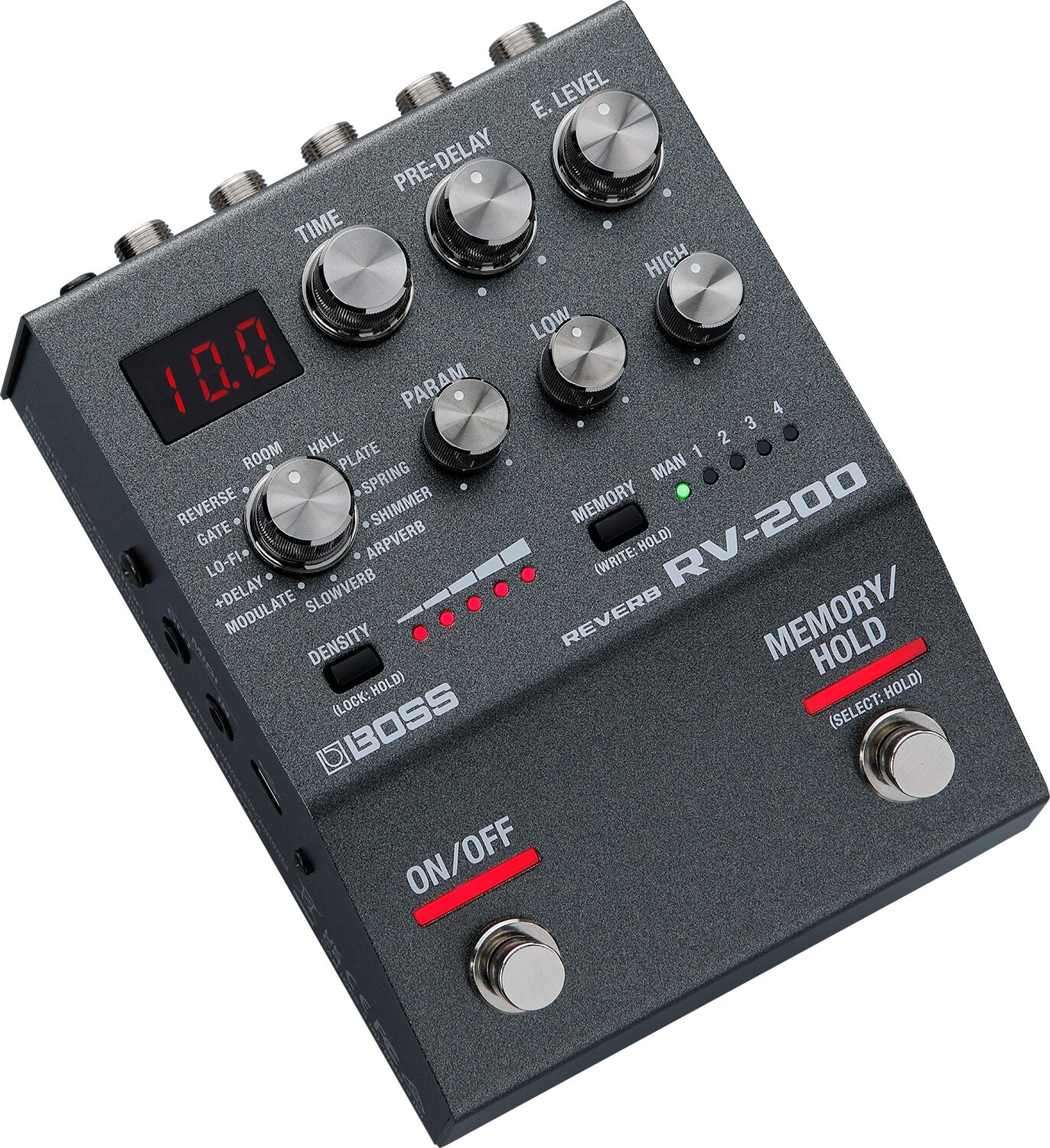 Boss RV-200 Reverb Pedal 4 Boss RV-200 Reverb Pedal