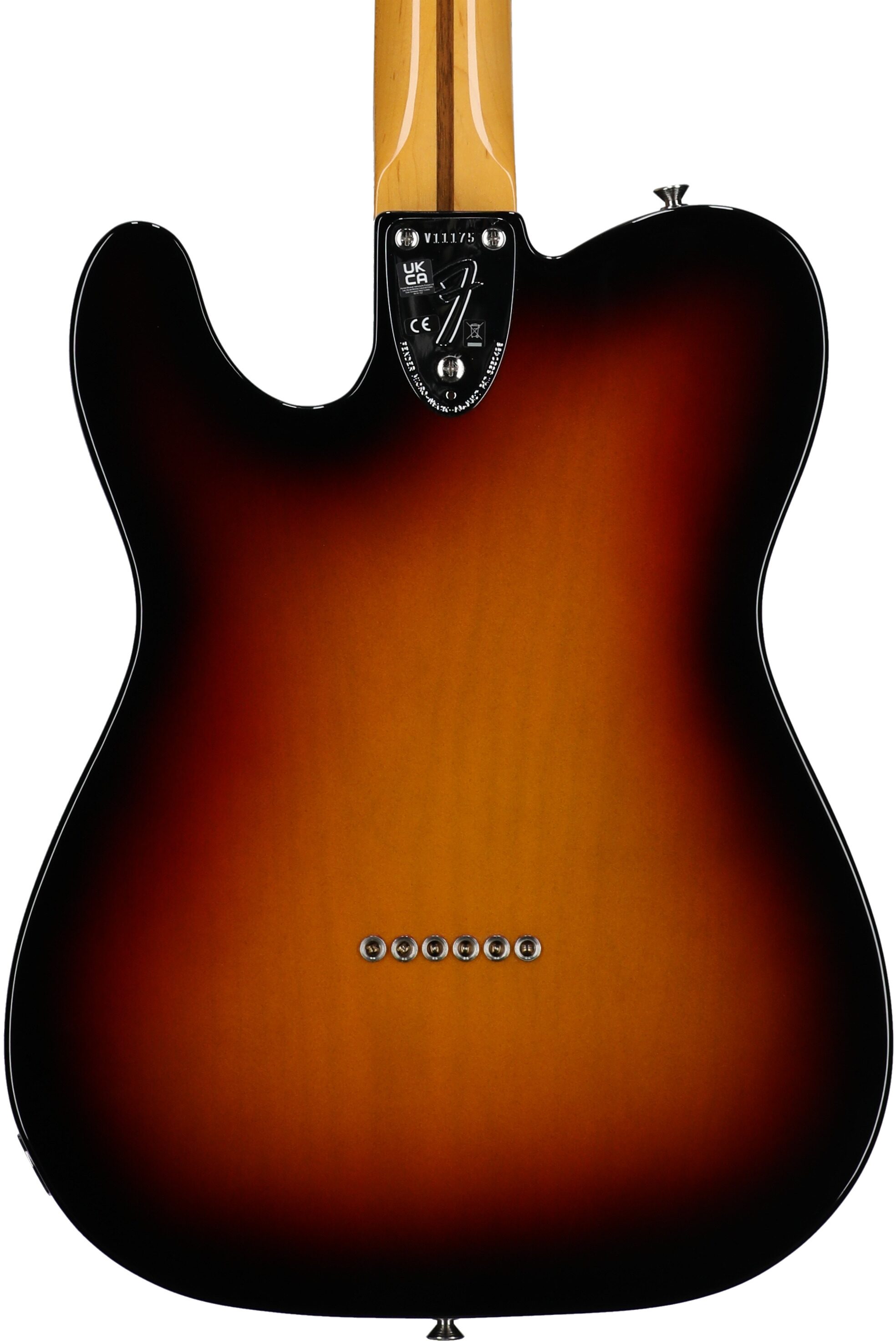 Fender American Vintage II 1972 Telecaster Thinline Electric Guitar, Maple Fingerboard (with Case) 7 Fender American Vintage II 1972 Telecaster Thinline Electric Guitar, Maple Fingerboard (with Case)