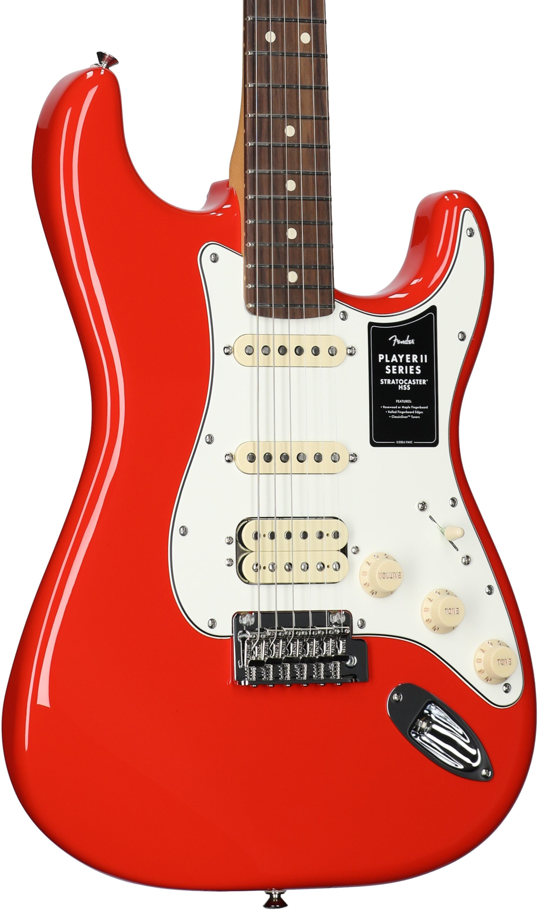 Fender Player II Stratocaster HSS Electric Guitar, with Rosewood Fingerboard 3 Fender Player II Stratocaster HSS Electric Guitar, with Rosewood Fingerboard
