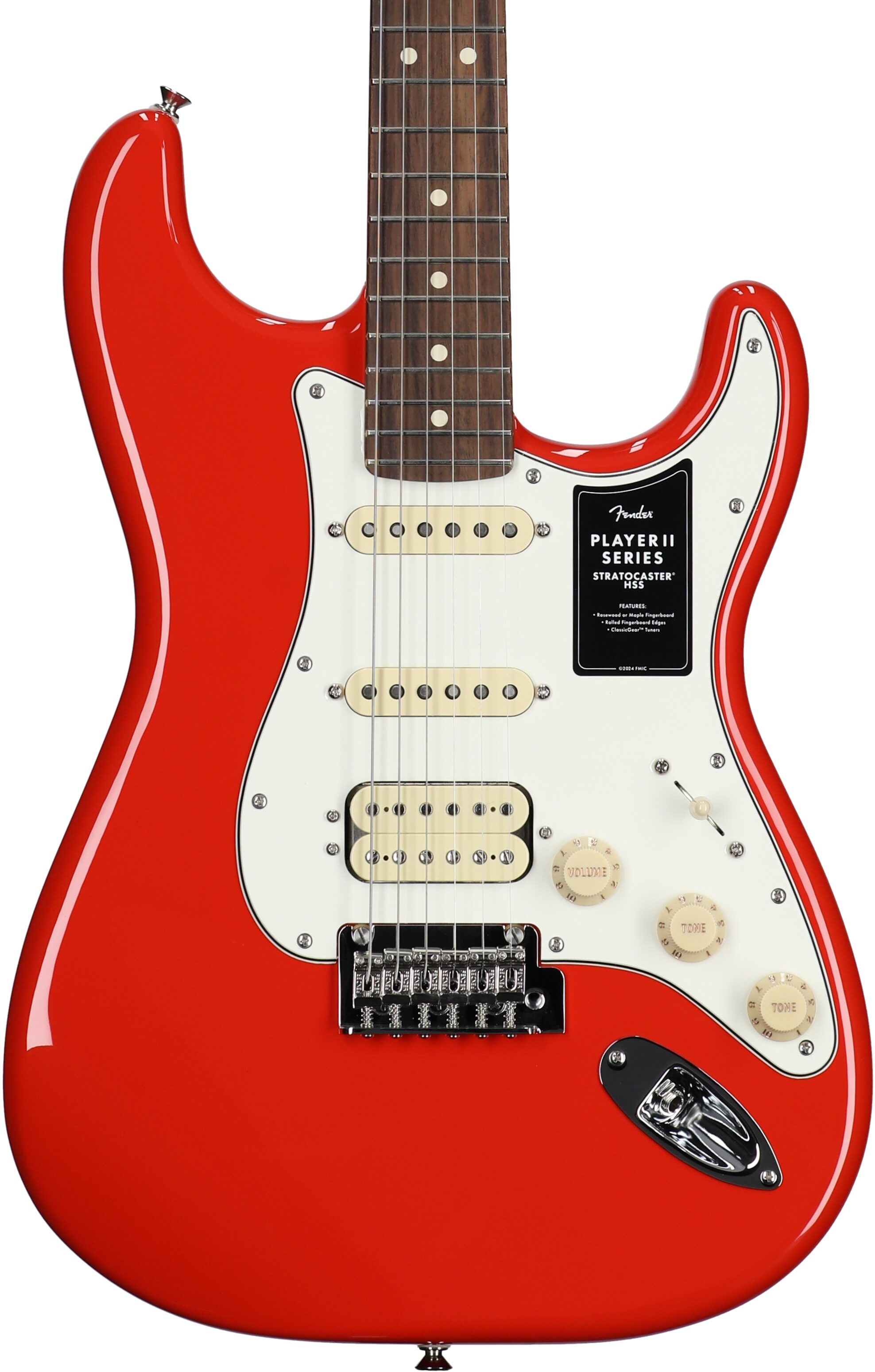 Fender Player II Stratocaster HSS Electric Guitar, with Rosewood Fingerboard 1 Fender Player II Stratocaster HSS Electric Guitar, with Rosewood Fingerboard