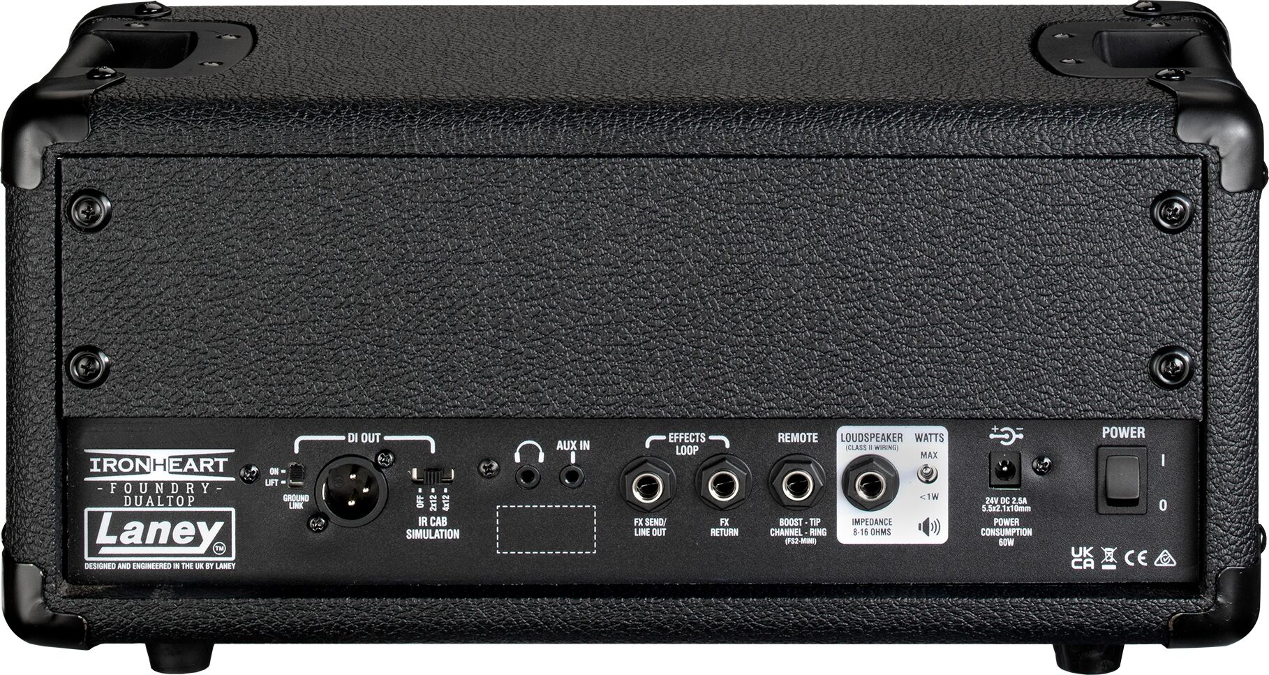 Laney IRF Dualtop Guitar Amplifier Head (60 Watts) 2 Laney IRF Dualtop Guitar Amplifier Head (60 Watts)
