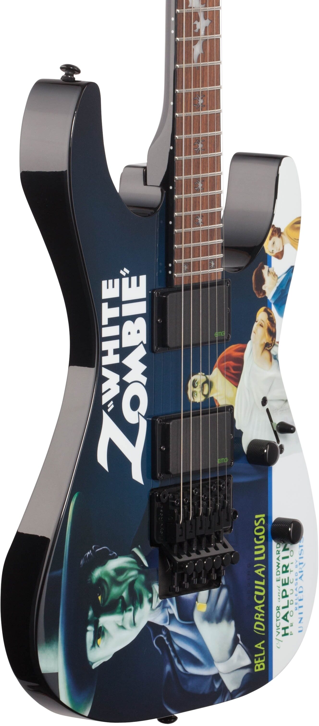 ESP LTD KH-WZ Kirk Hammett White Zombie Electric Guitar (with Case) 3 ESP LTD KH-WZ Kirk Hammett White Zombie Electric Guitar (with Case)