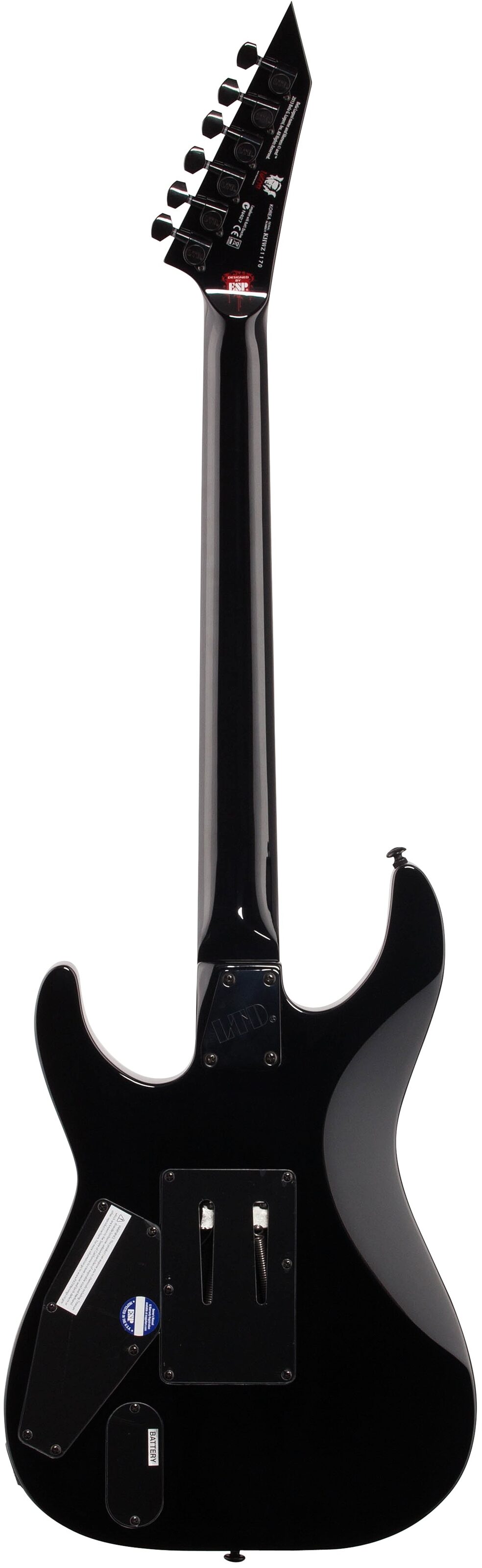 ESP LTD KH-WZ Kirk Hammett White Zombie Electric Guitar (with Case) 4 ESP LTD KH-WZ Kirk Hammett White Zombie Electric Guitar (with Case)