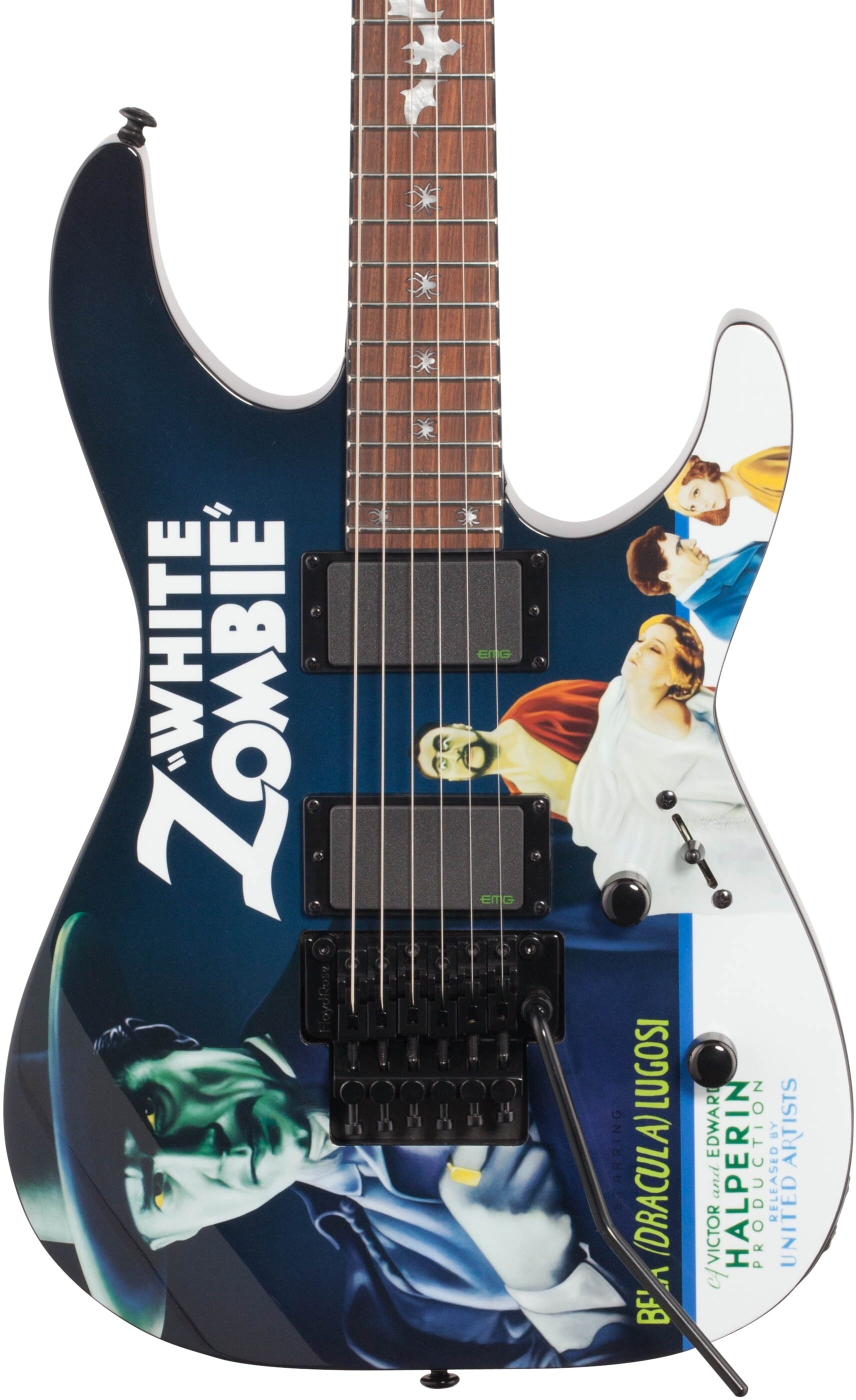 ESP LTD KH-WZ Kirk Hammett White Zombie Electric Guitar (with Case) 1 ESP LTD KH-WZ Kirk Hammett White Zombie Electric Guitar (with Case)