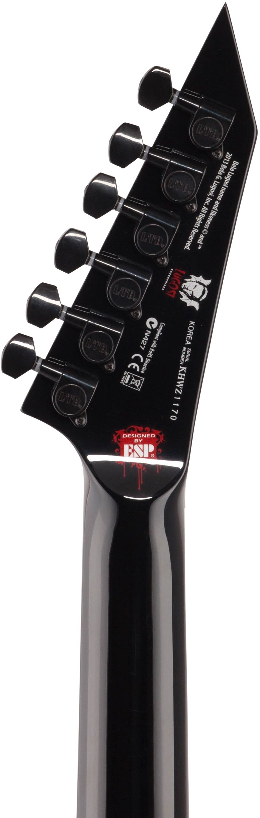 ESP LTD KH-WZ Kirk Hammett White Zombie Electric Guitar (with Case) 8 ESP LTD KH-WZ Kirk Hammett White Zombie Electric Guitar (with Case)