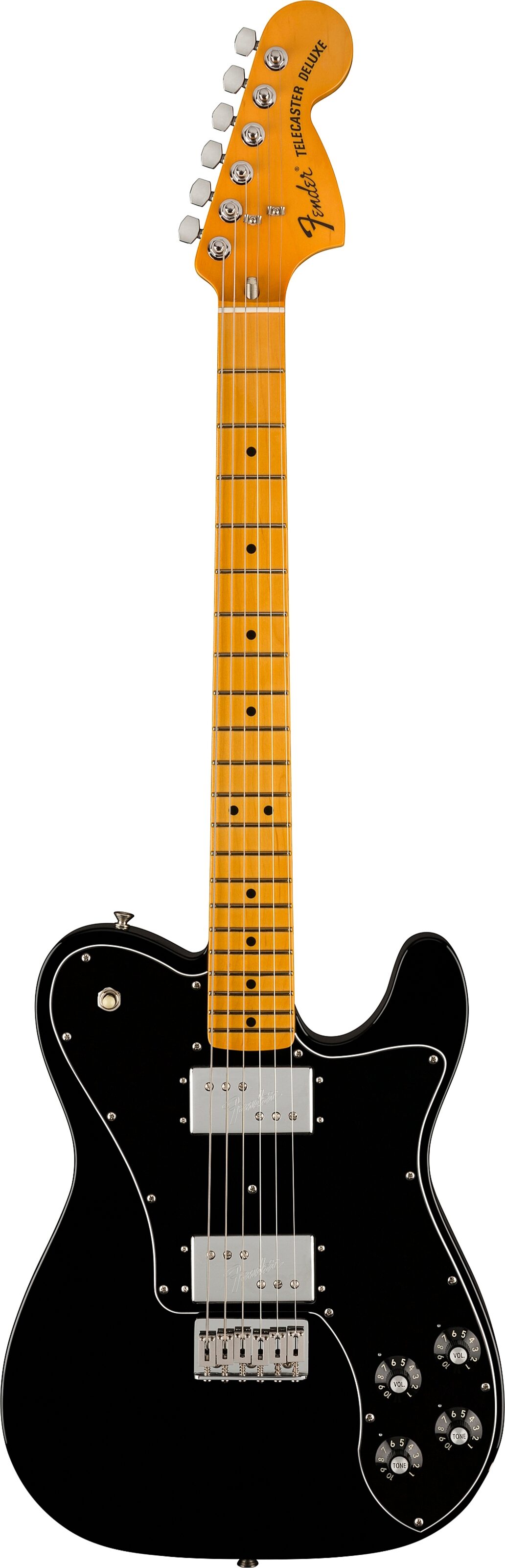 Fender American Vintage II 1975 Telecaster Deluxe Electric Guitar, Maple Fingerboard (with Case) 2 Fender American Vintage II 1975 Telecaster Deluxe Electric Guitar, Maple Fingerboard (with Case)