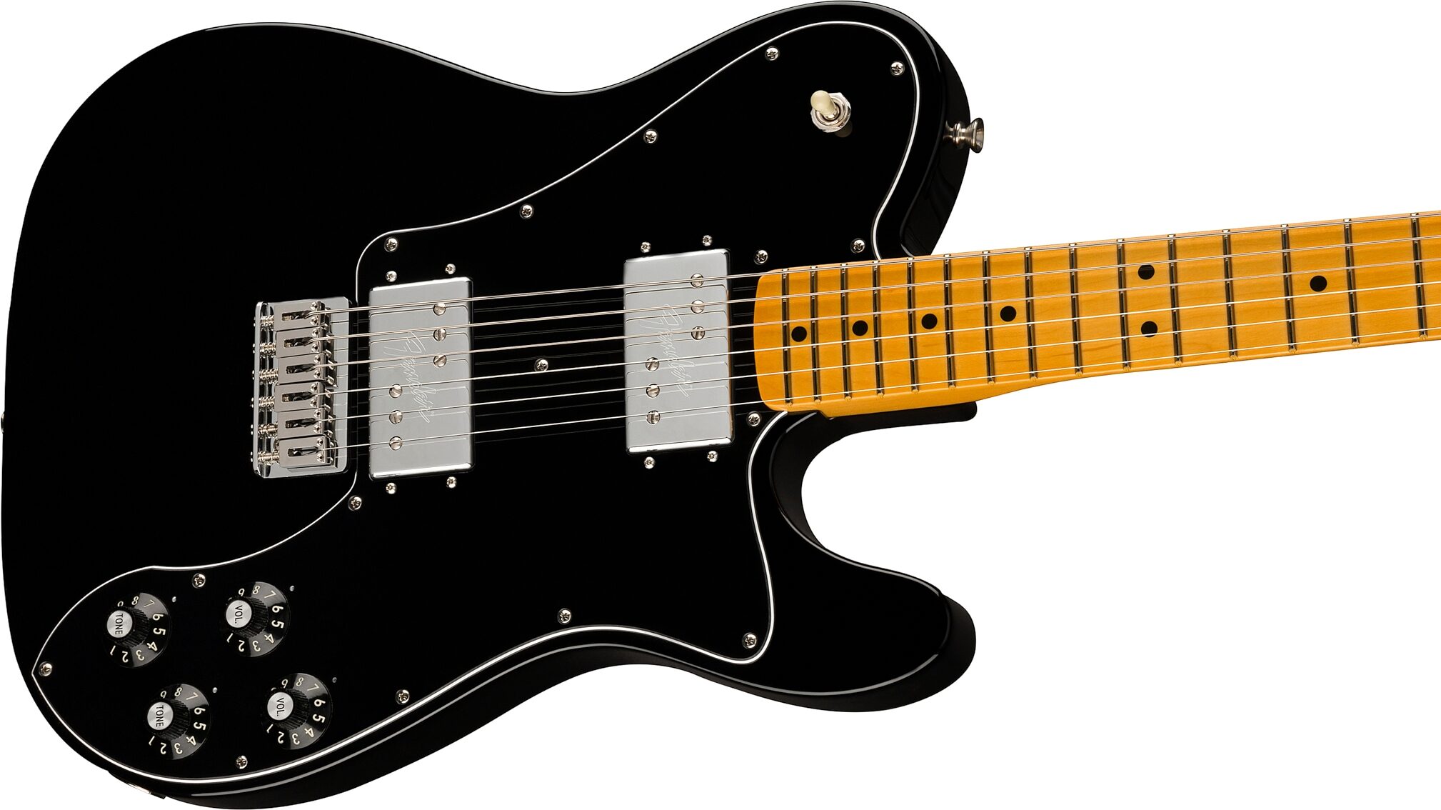Fender American Vintage II 1975 Telecaster Deluxe Electric Guitar, Maple Fingerboard (with Case) 1 Fender American Vintage II 1975 Telecaster Deluxe Electric Guitar, Maple Fingerboard (with Case)